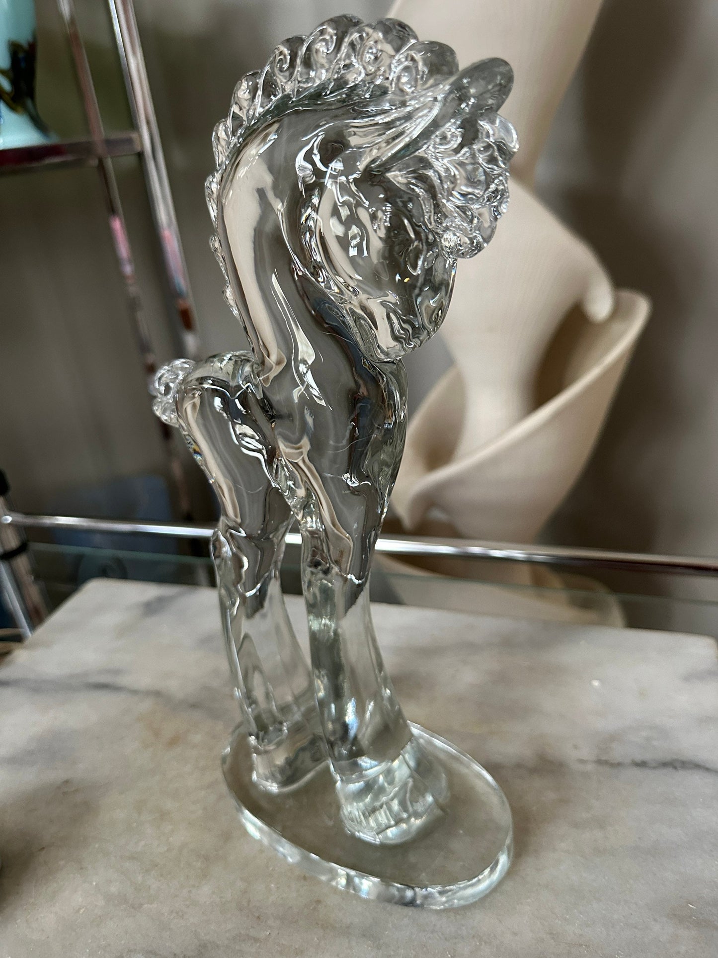 Paden City, Figurine, Colt, Standing, Curly Mane & Tail, Clea