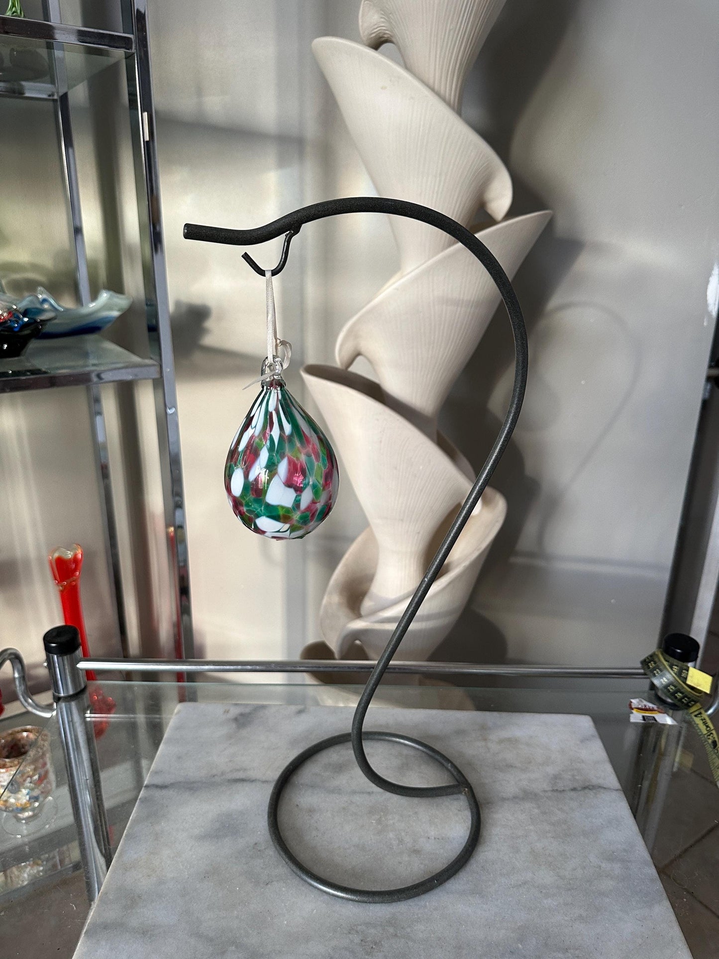 Wrought Iron Hanger for Glass Plant Orbs/Terrariums