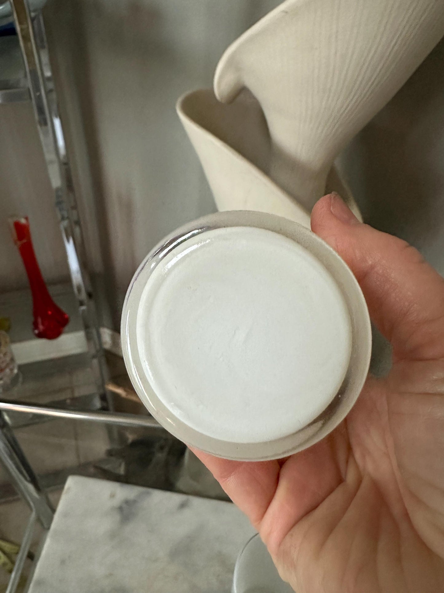 Mid Century Bartlett Collins Frosted Glasses (4) Glass Grape Design Set of 4