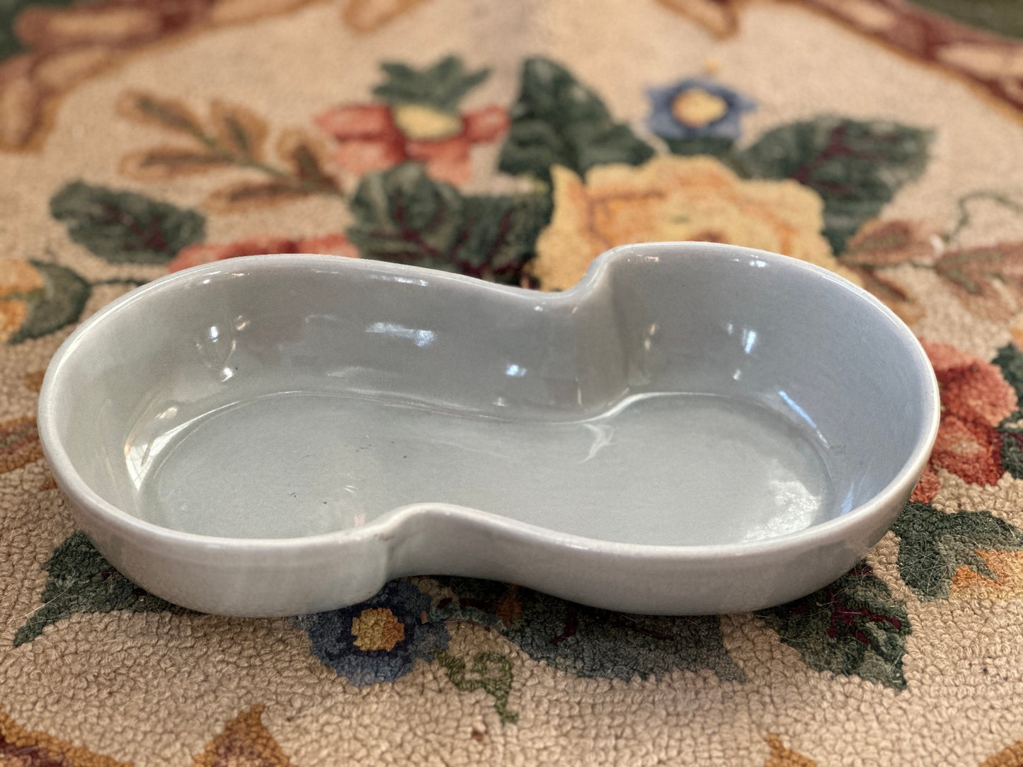 Vintage Haeger Grey Ceramic Planter: MCM Succulent Bulb Pot