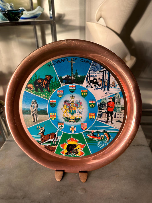 Vintage Souvenir Tray, Canada