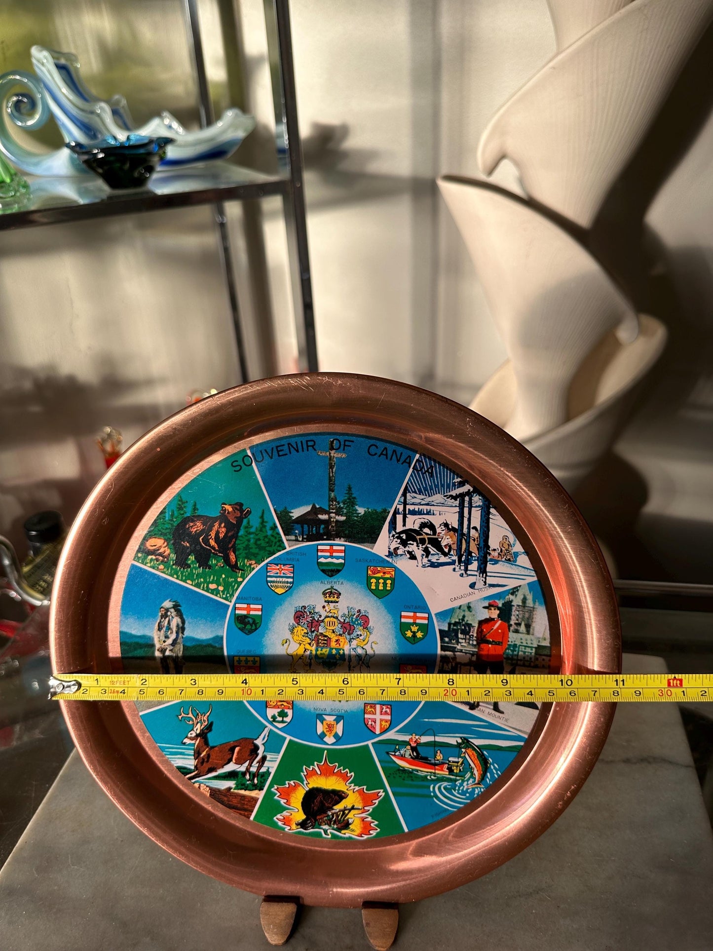 Vintage Souvenir Tray, Canada