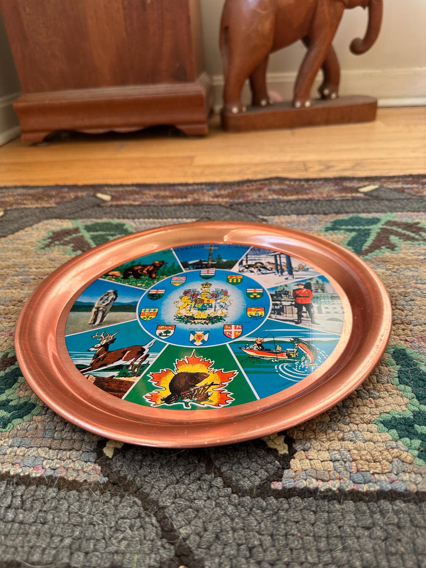 Vintage Souvenir Tray, Canada