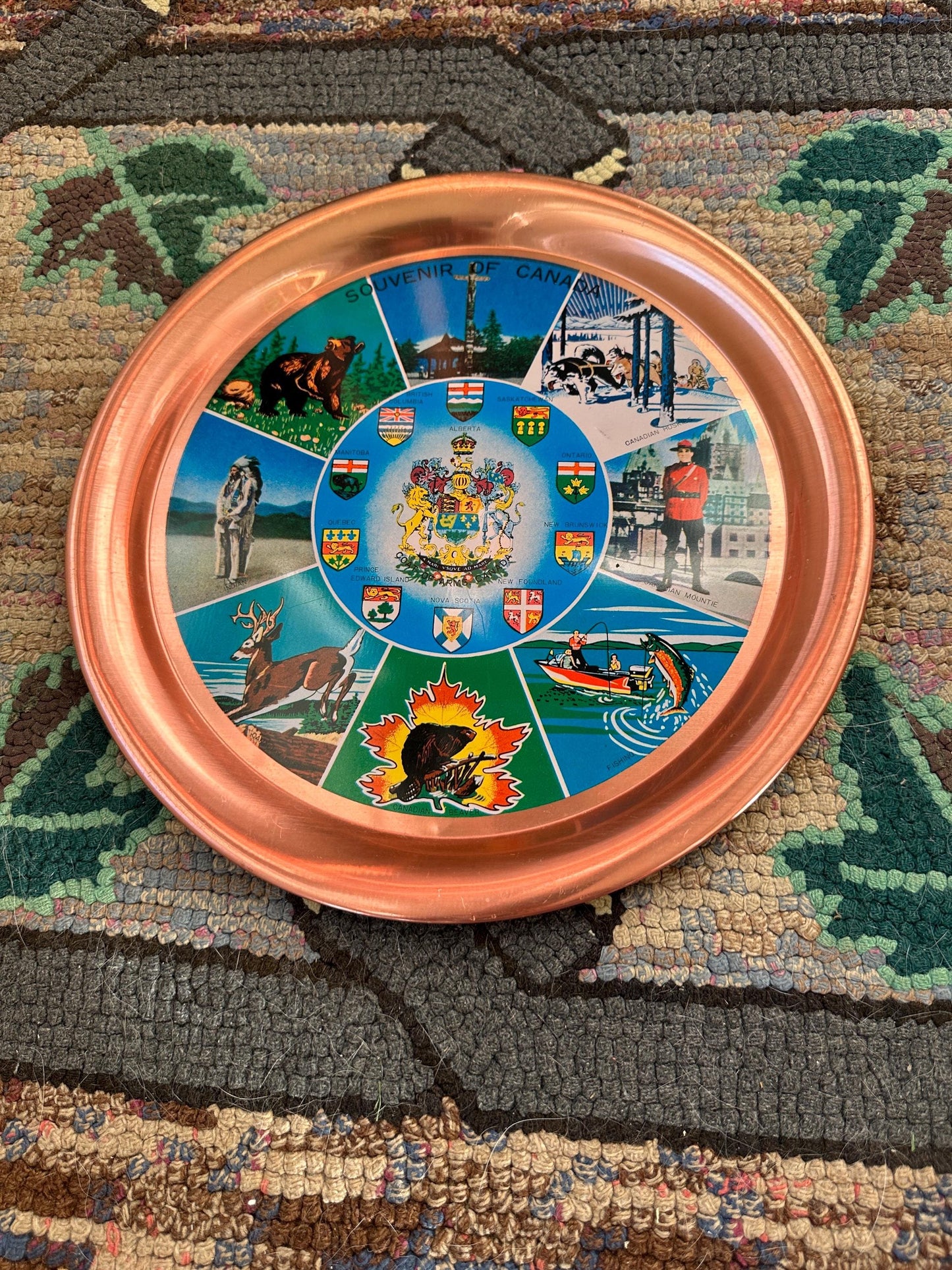 Vintage Souvenir Tray, Canada