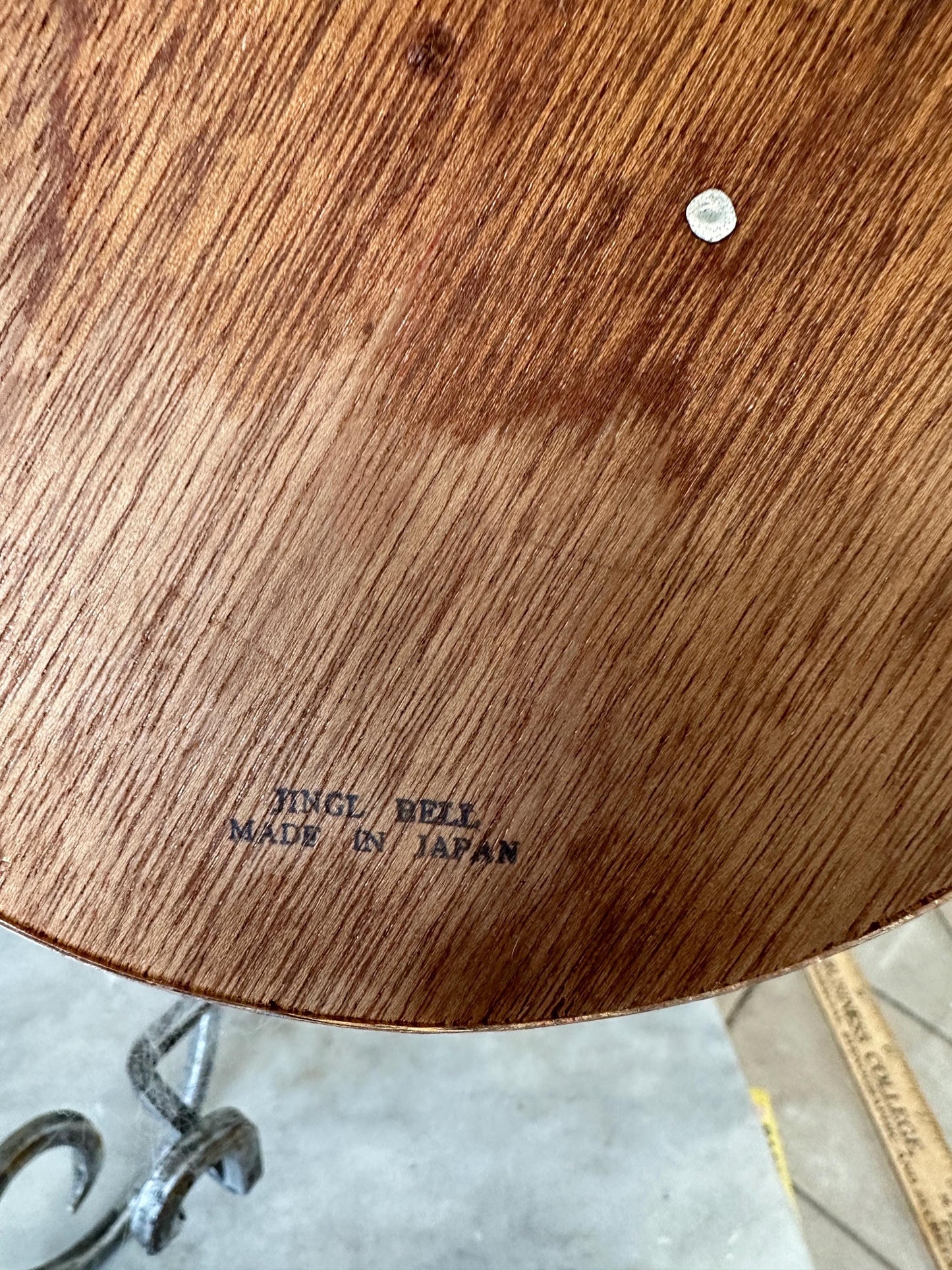 Vintage Kitschy Santa Wreath: Rubber Face, Spun Cotton Beard (For Display Only)