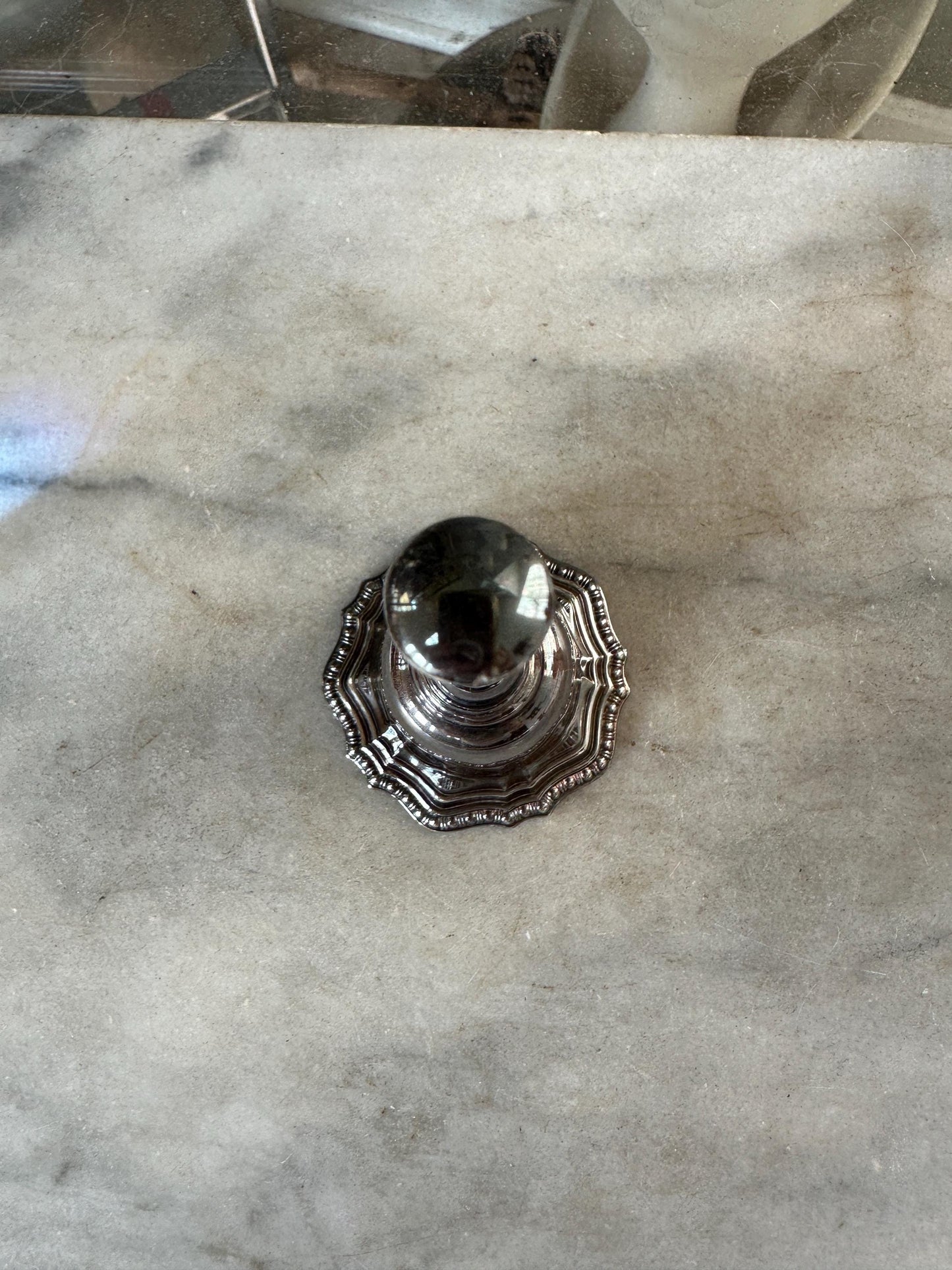 Vintage Silver Plate Bell | Ornate Silver Bell