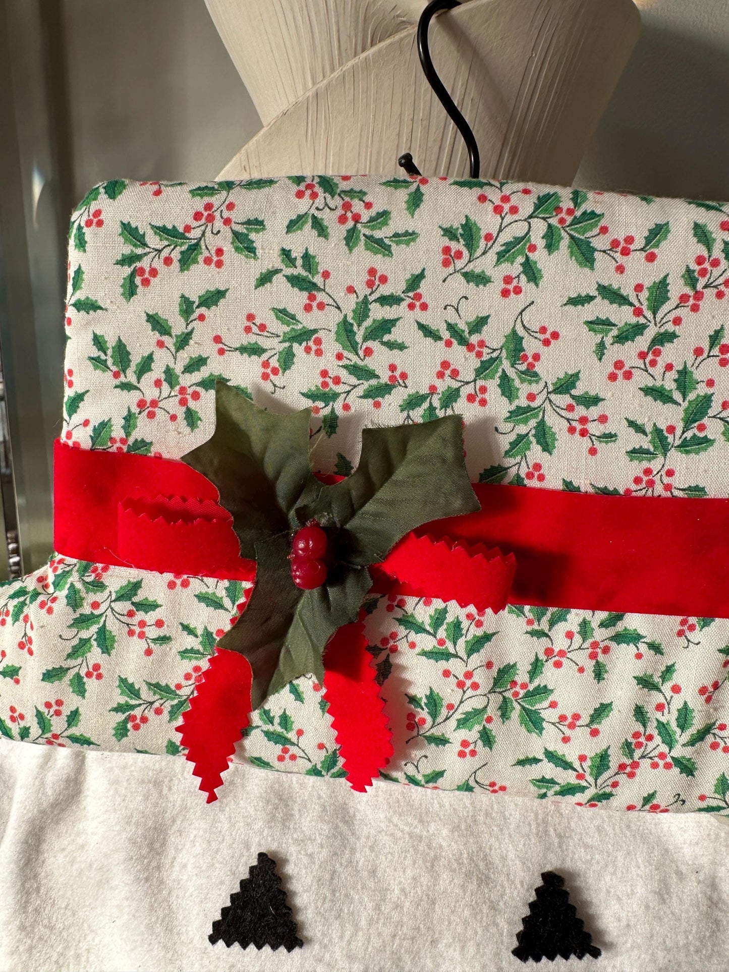 Vintage Hand-crafted Snowman Wall Hangjng | Kitschy Christmas | Retro Snowman