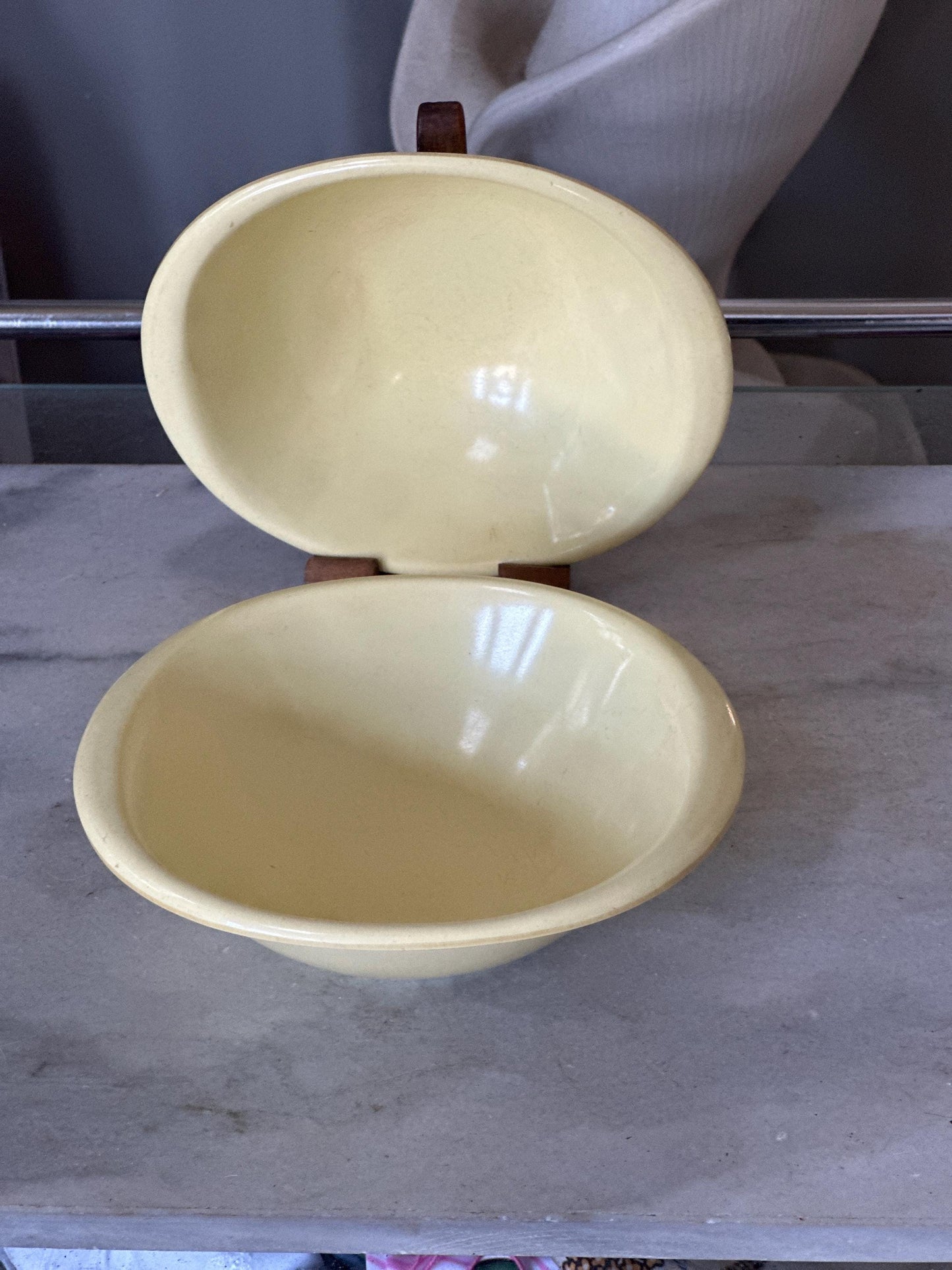 Vintage BOONTON WARE Melamine Cereal Bowl 1307-12, White - Set of 2