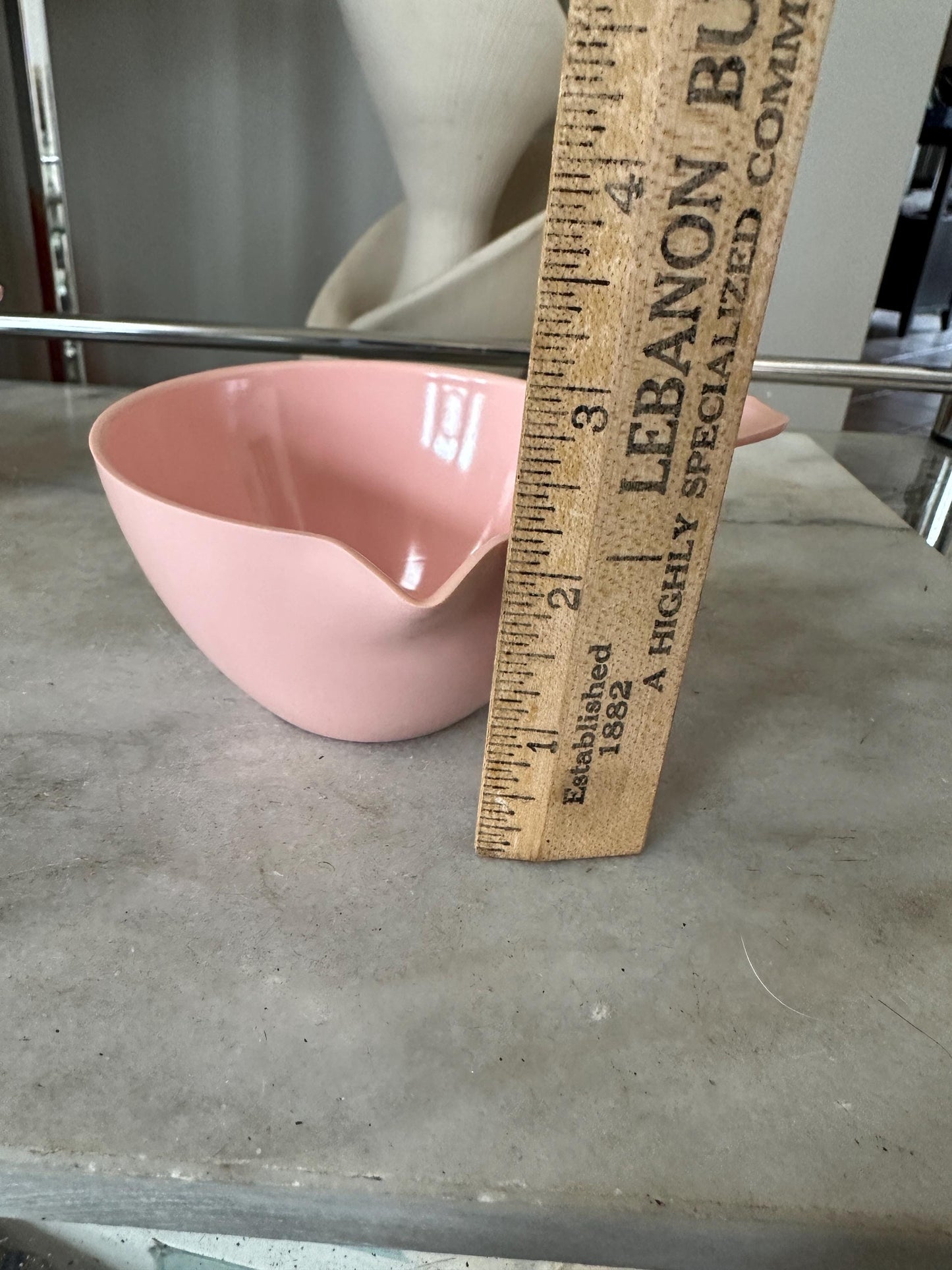 Vintage Westinghouse Pink Melamine Sugar Bowl and Creamer Set - MCM Kitchen