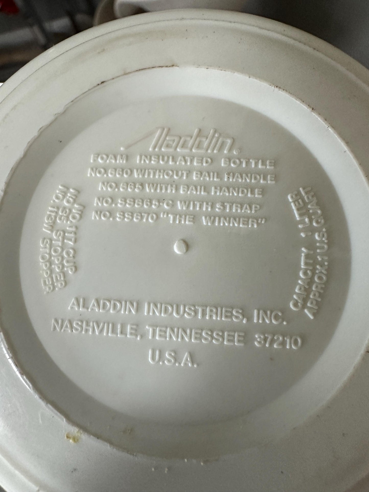 1984 Los Angeles Olympics Souvenir Thermos with Mugs | NOS