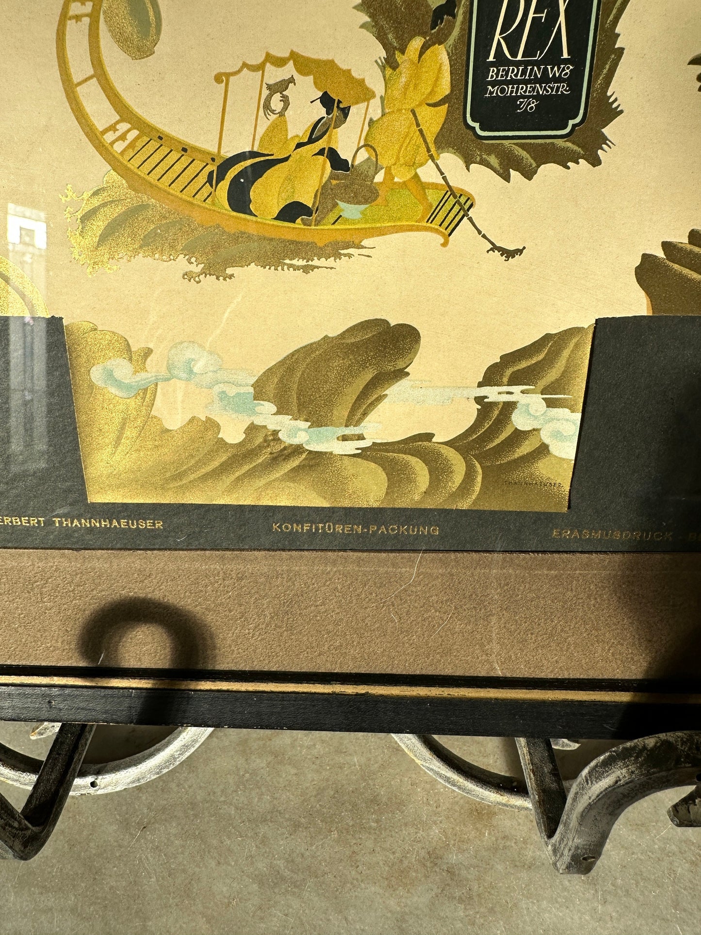 Herbert Thannhaeuser Art Deco Japanese Landscape Framed Print