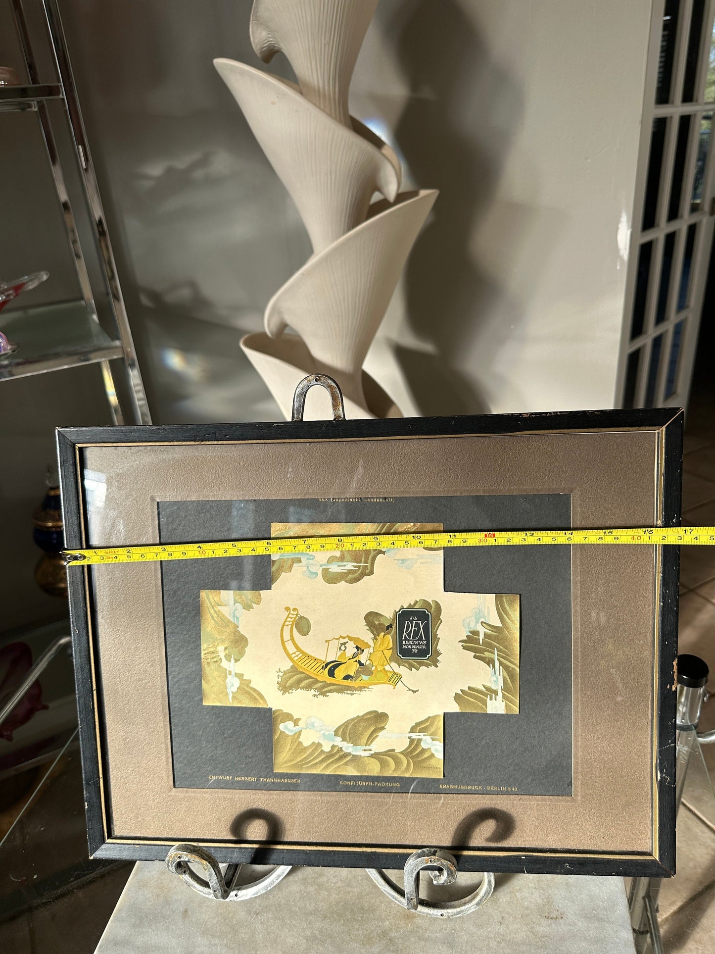 Herbert Thannhaeuser Art Deco Japanese Landscape Framed Print