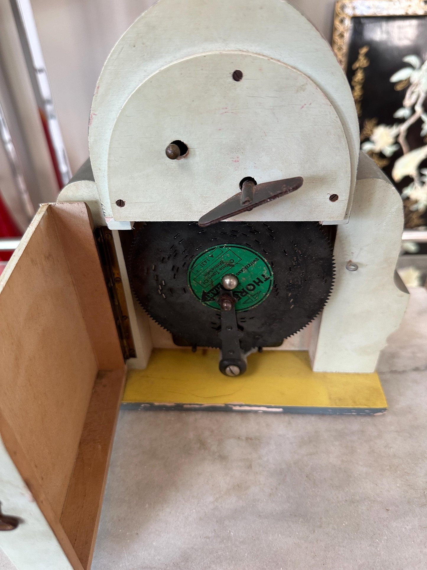 Antique Steinbach Thorens Disc Music Box: O Little Town of Bethlehem