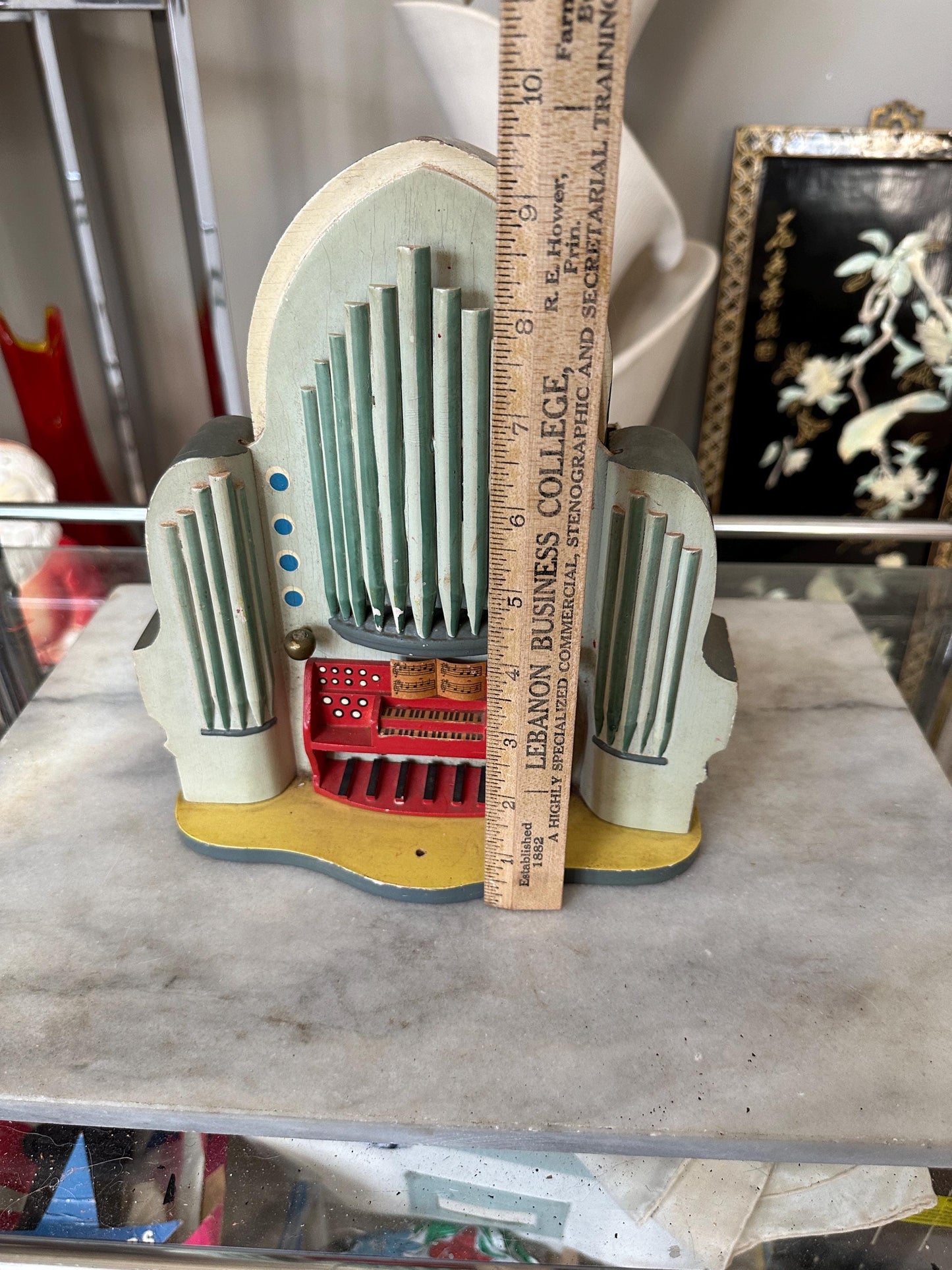 Antique Steinbach Thorens Disc Music Box: O Little Town of Bethlehem