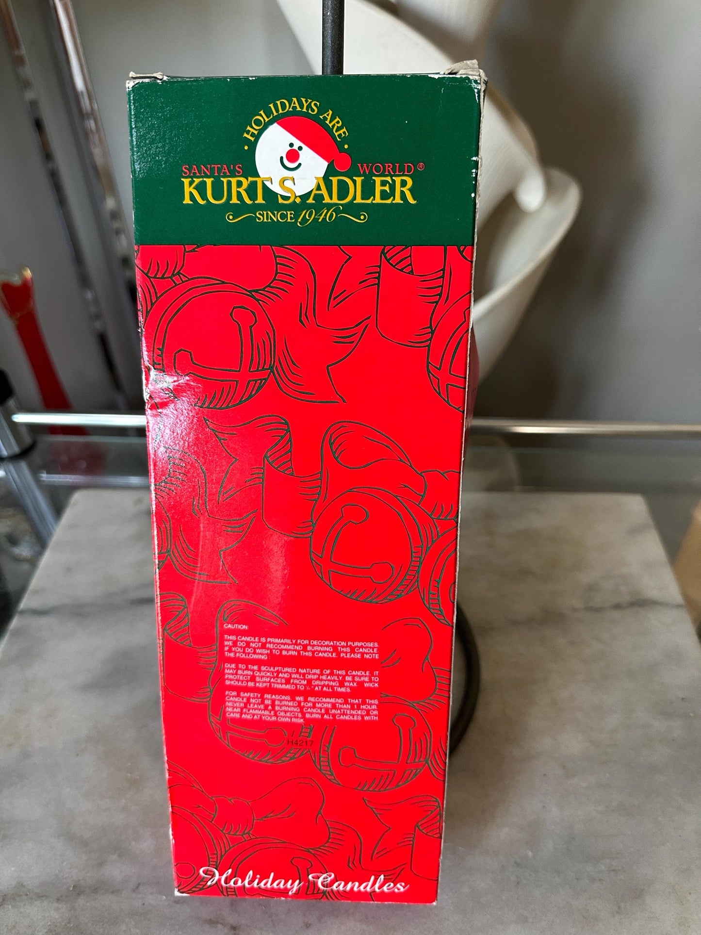 Vintage Snowmen (2) Taper Wax Candles 10" Unused New In Box, Christmas Kitsch