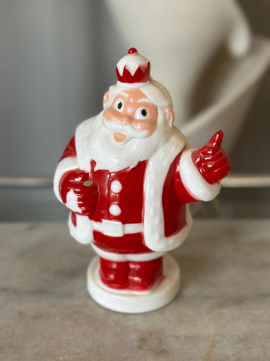 Vintage Harrett-Gilmar Light-Up Santa Bank – Working Condition – Retro Christmas Decor