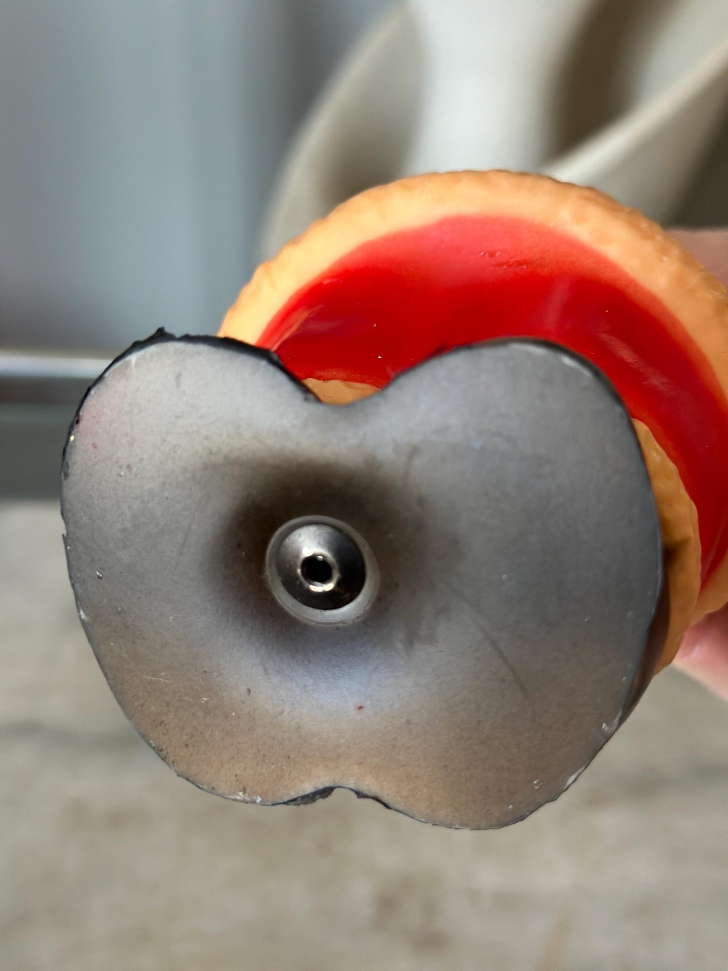 Kitschy Vintage Santa Squeak Toy, Sanitoy Co. of NY Collectible