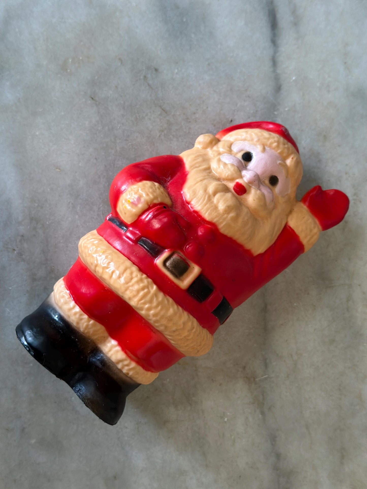 Kitschy Vintage Santa Squeak Toy, Sanitoy Co. of NY Collectible