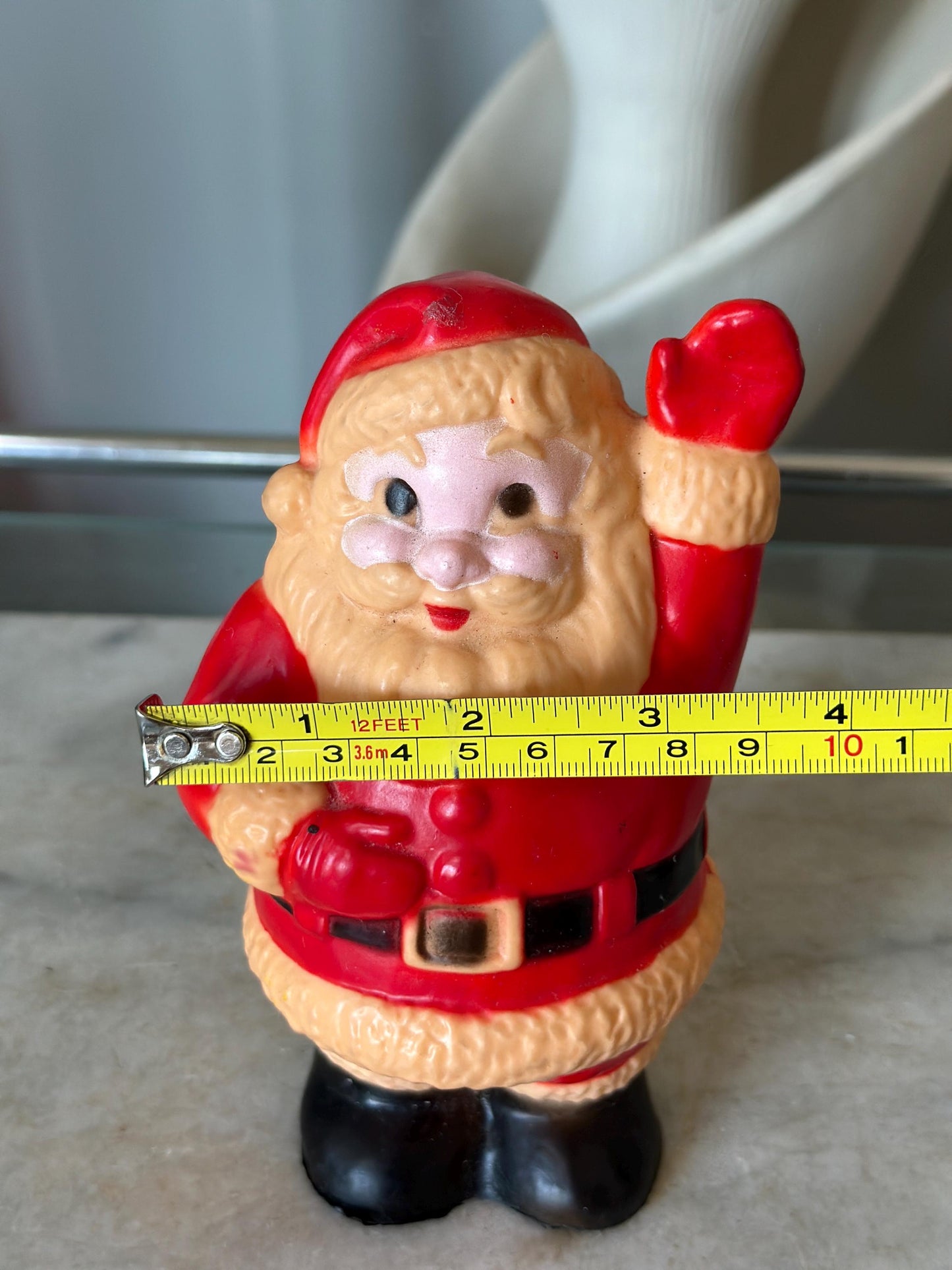 Kitschy Vintage Santa Squeak Toy, Sanitoy Co. of NY Collectible