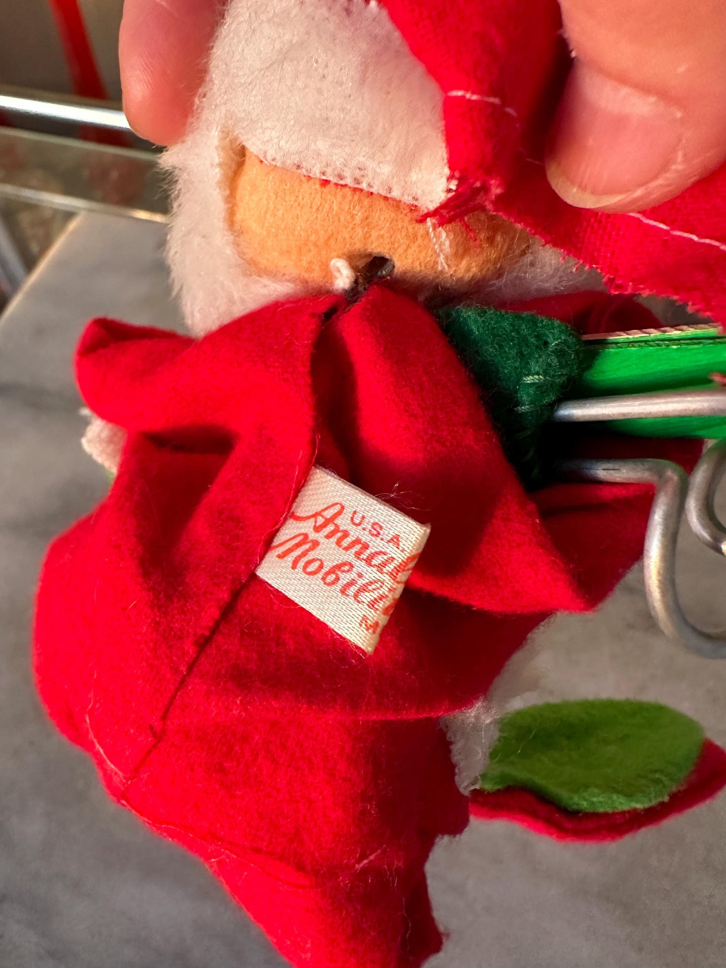 Vintage 1970 Annalee Santa Skier Doll, Rare Figure