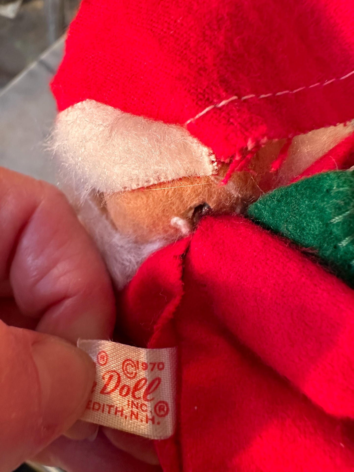 Vintage 1970 Annalee Santa Skier Doll, Rare Figure