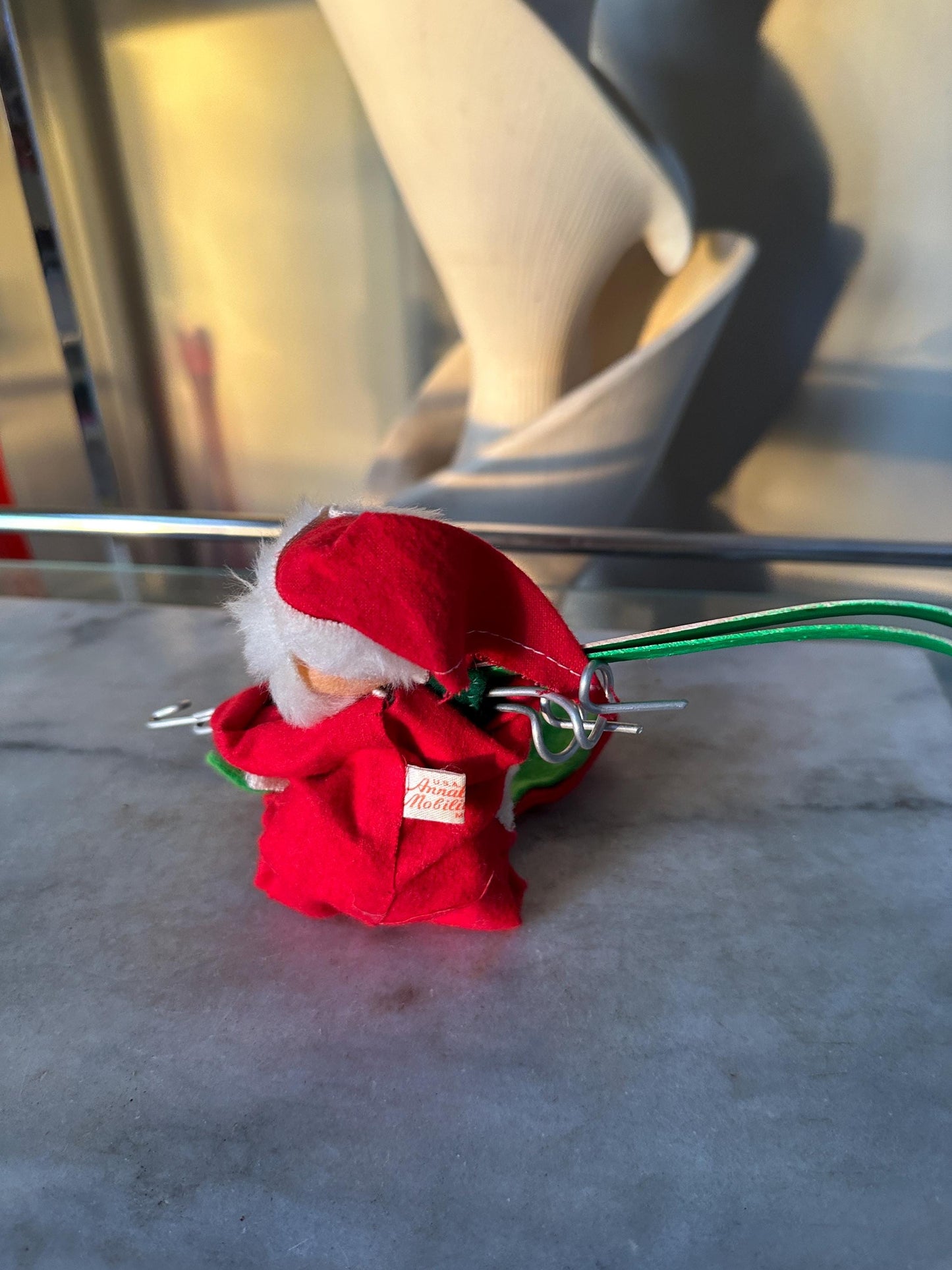 Vintage 1970 Annalee Santa Skier Doll, Rare Figure