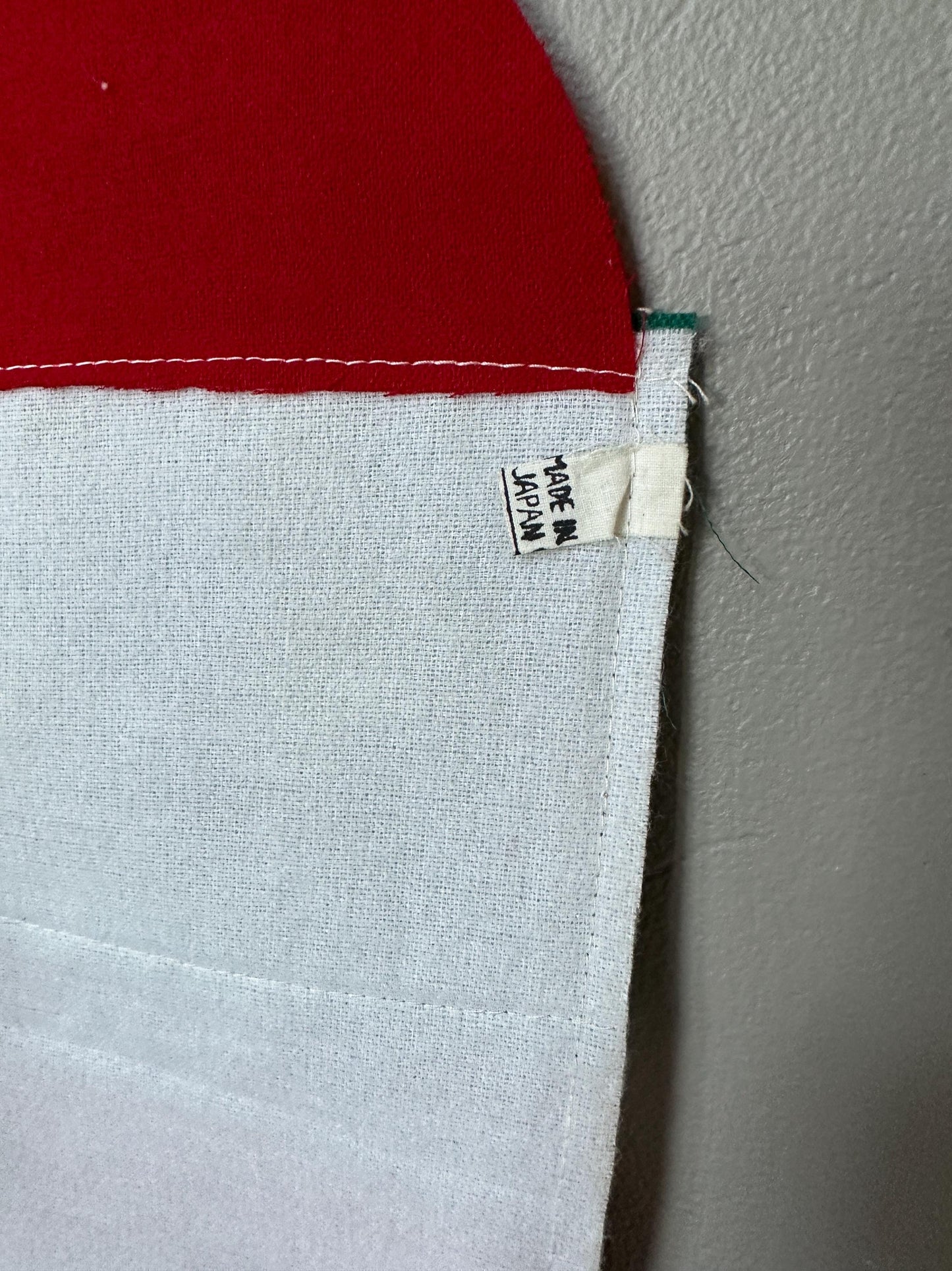 Vintage Felt Santa Card Holder: Retro Christmas Wall Hanging, Made in Japan, Christmas Kitsch