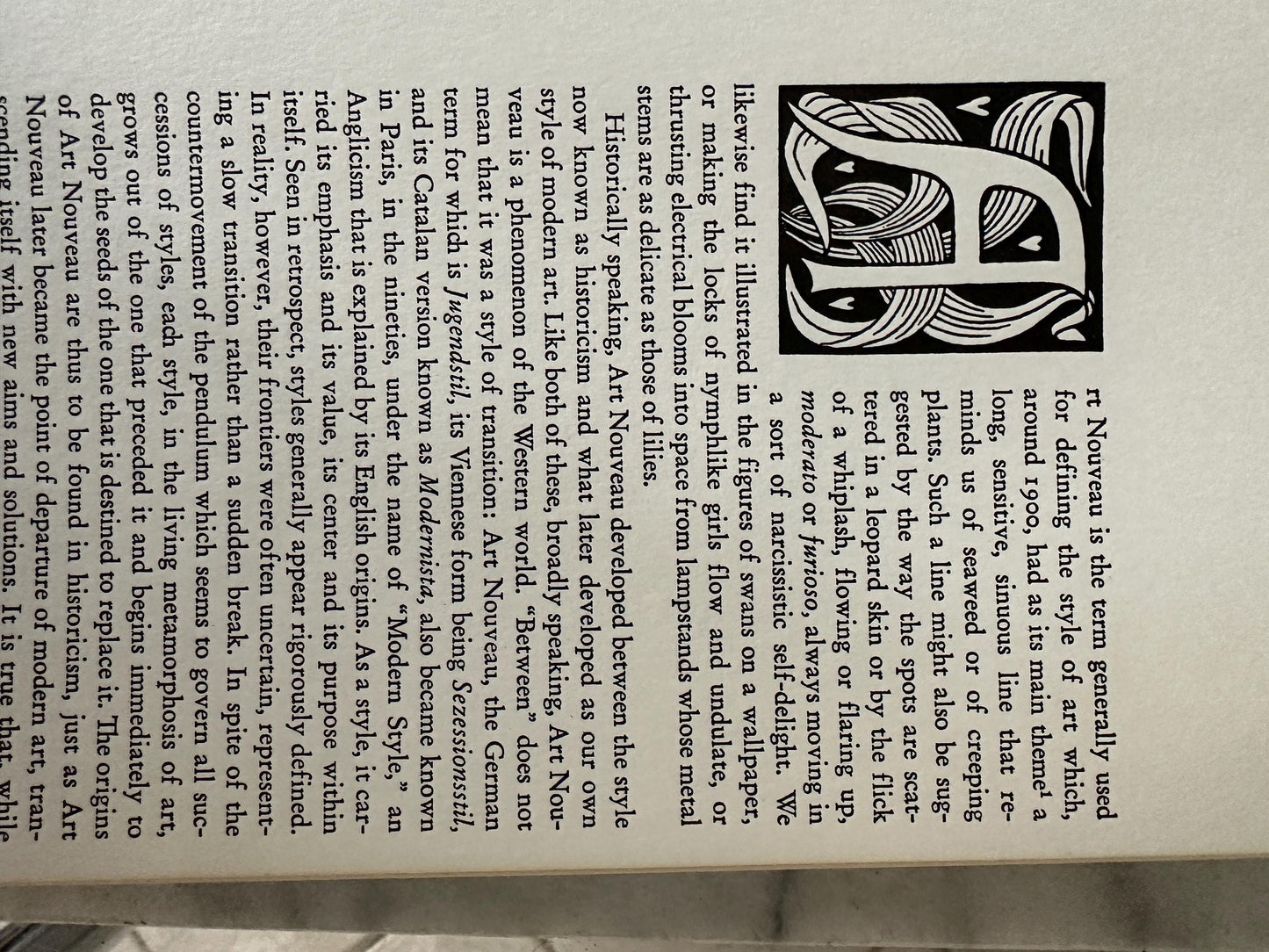 1962 Art Nouveau Book by Robert Schmutzler: First American Edition Hardcover