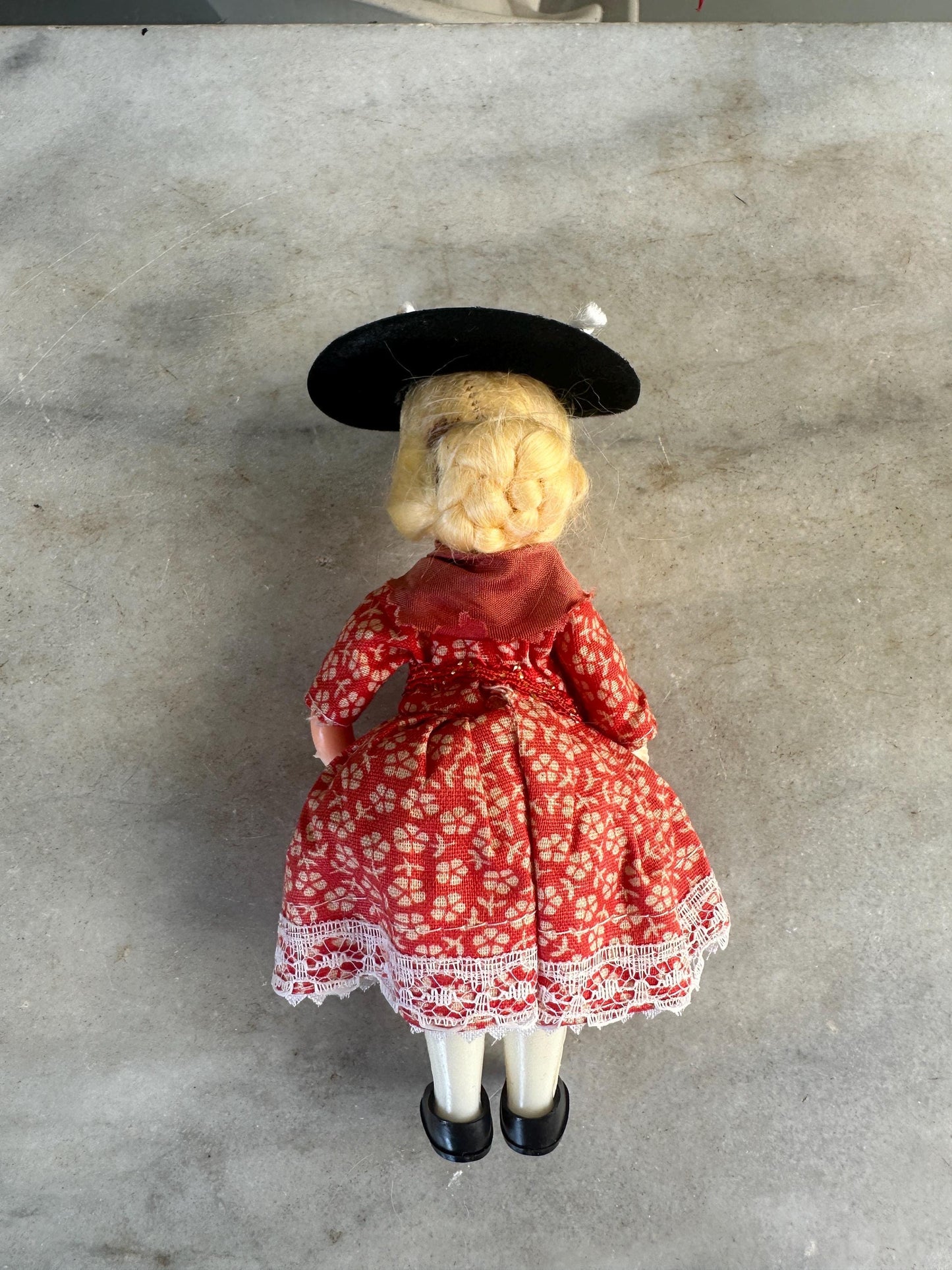Vintage Original Schmider Trachten Garmisch Christel 4108 Germany Girl Doll 6"
