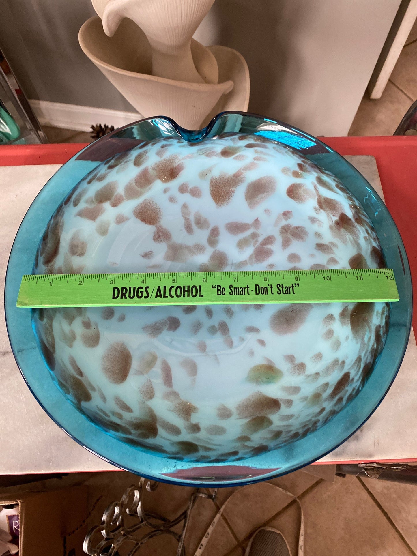 MCM Murano-style Art Glass Bowl