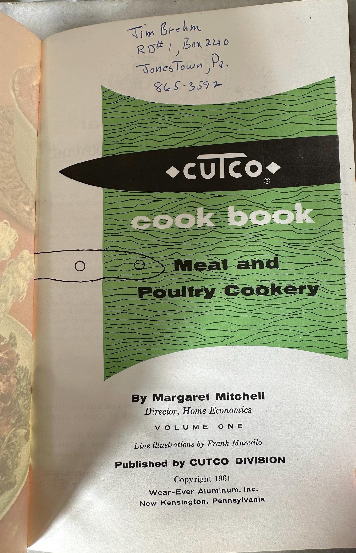 Vintage Cookbook Collection (Set of 3): Cutco, Lemons, Bon Appétit Pasta