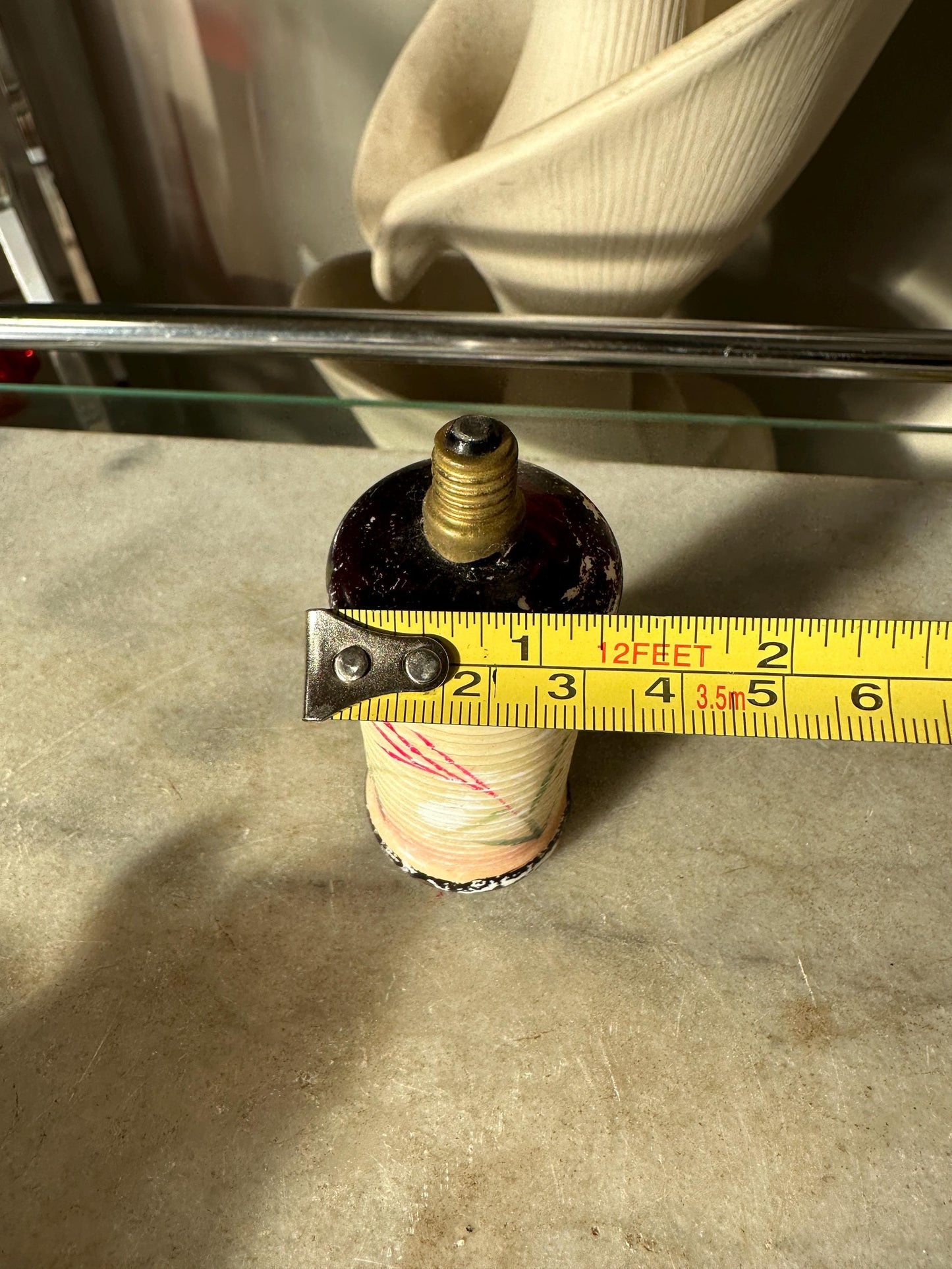 1930s Chinese Lantern 14V Milk Glass Christmas Light Bulbs Not Working - Set of 4