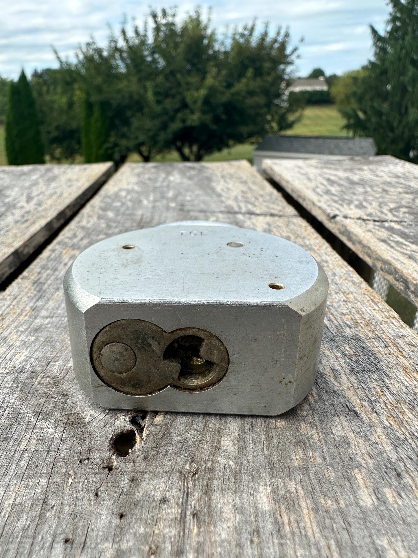 Vintage American Lock Co. Padlock: Hardened Steel, With Keys, USA Made