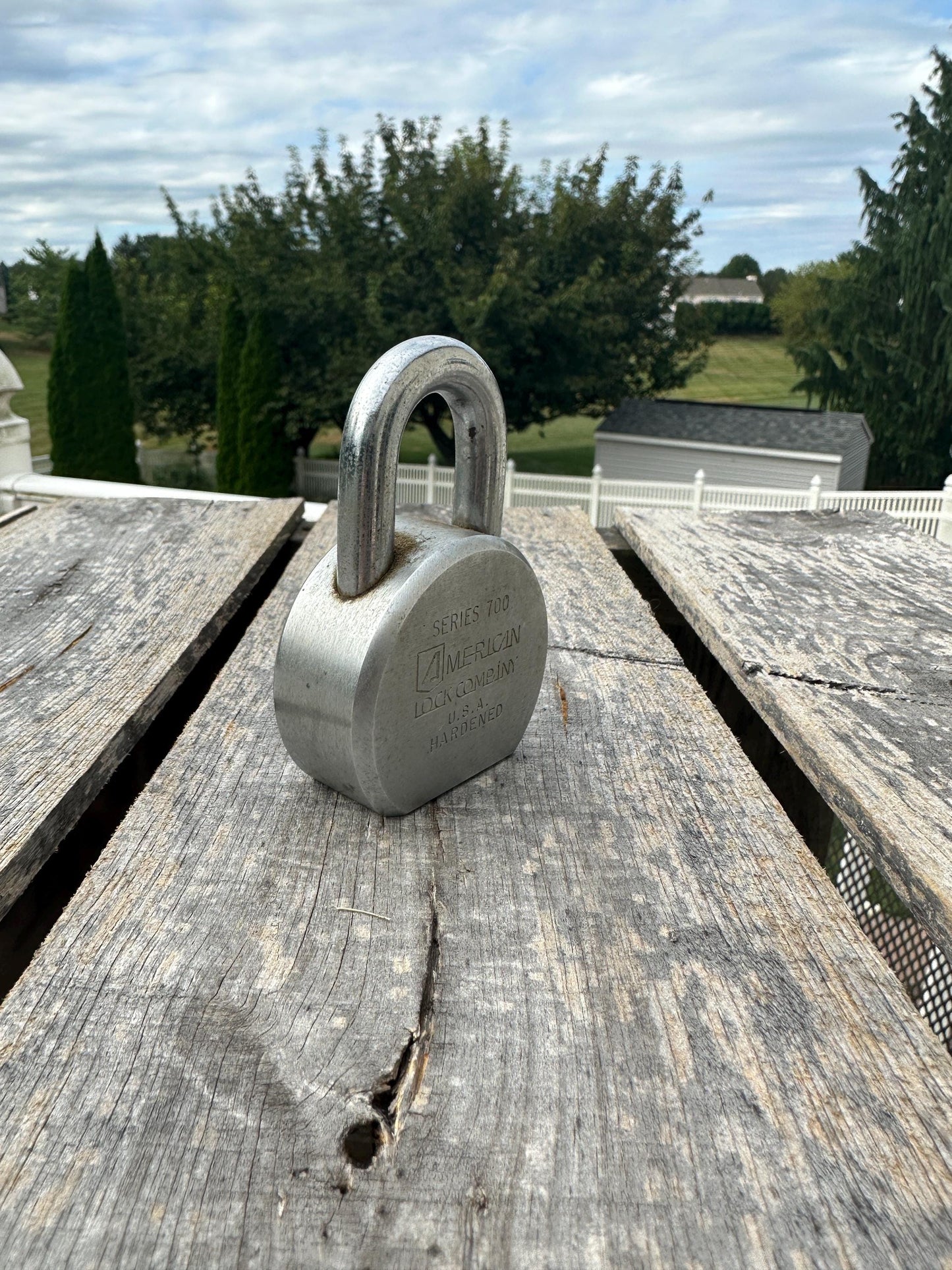 Vintage American Lock Co. Padlock: Hardened Steel, With Keys, USA Made
