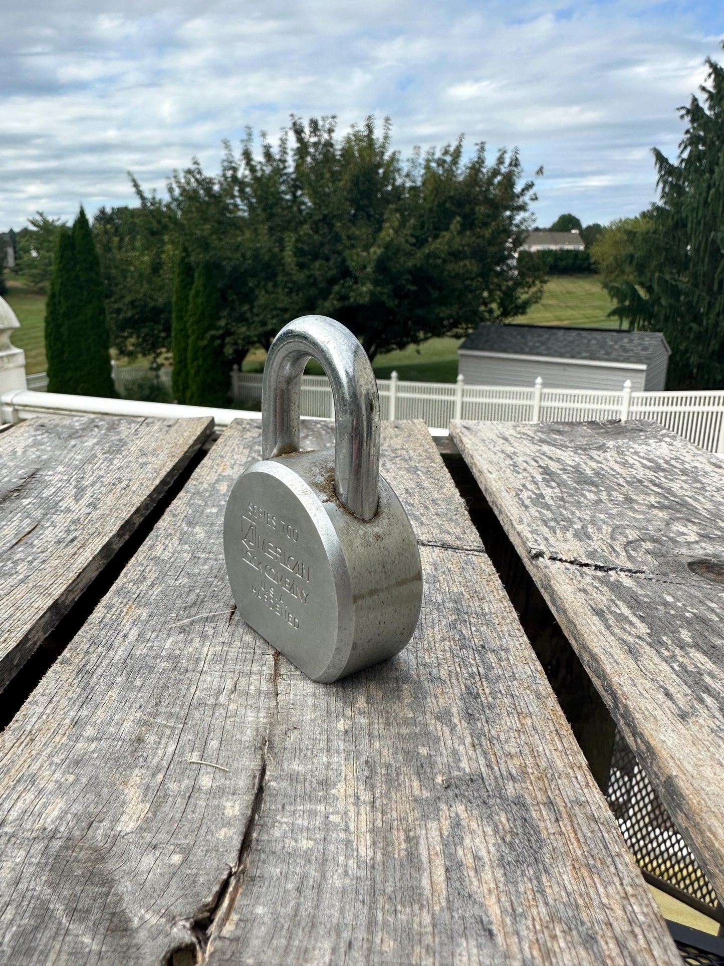 Vintage American Lock Co. Padlock: Hardened Steel, With Keys, USA Made