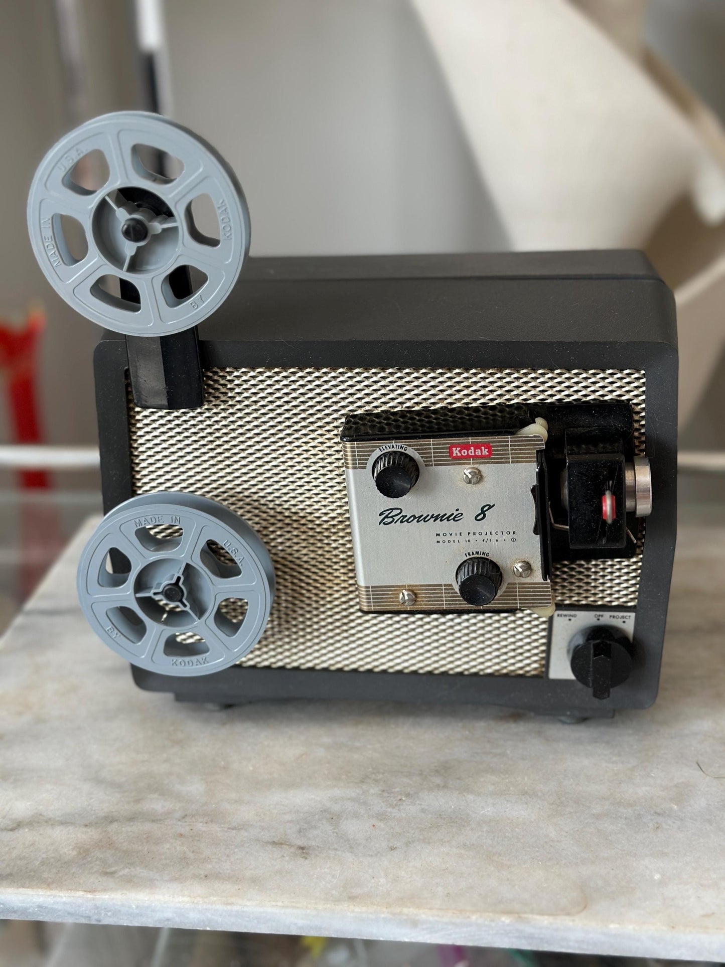 Vintage 1960s Kodak Brownie 8 Model 10 Movie Projector