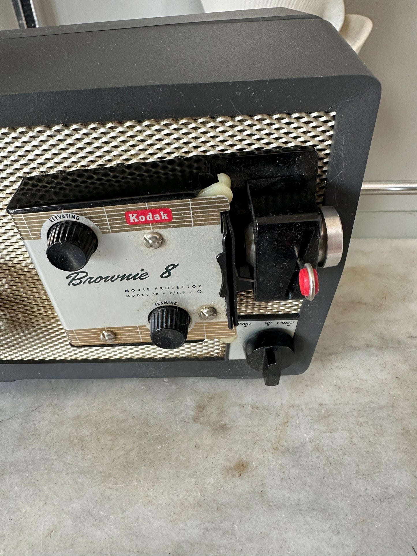 Vintage 1960s Kodak Brownie 8 Model 10 Movie Projector