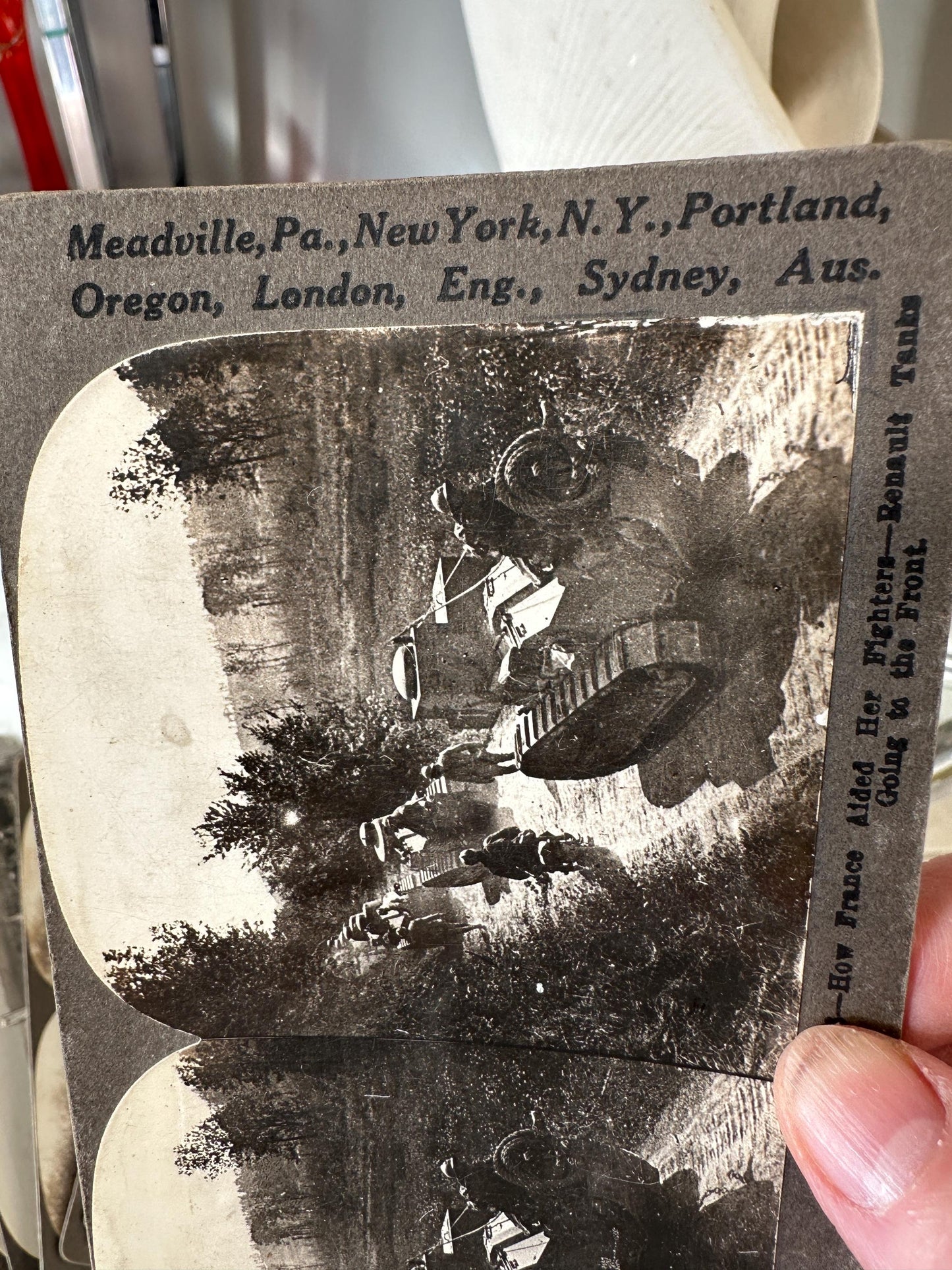 Antique Set of Ten (10) 1900s Keystone Stereoviews WWI War Images