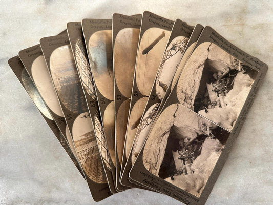 Antique Set of Ten (10) 1900s Keystone Stereoviews WWI War Images