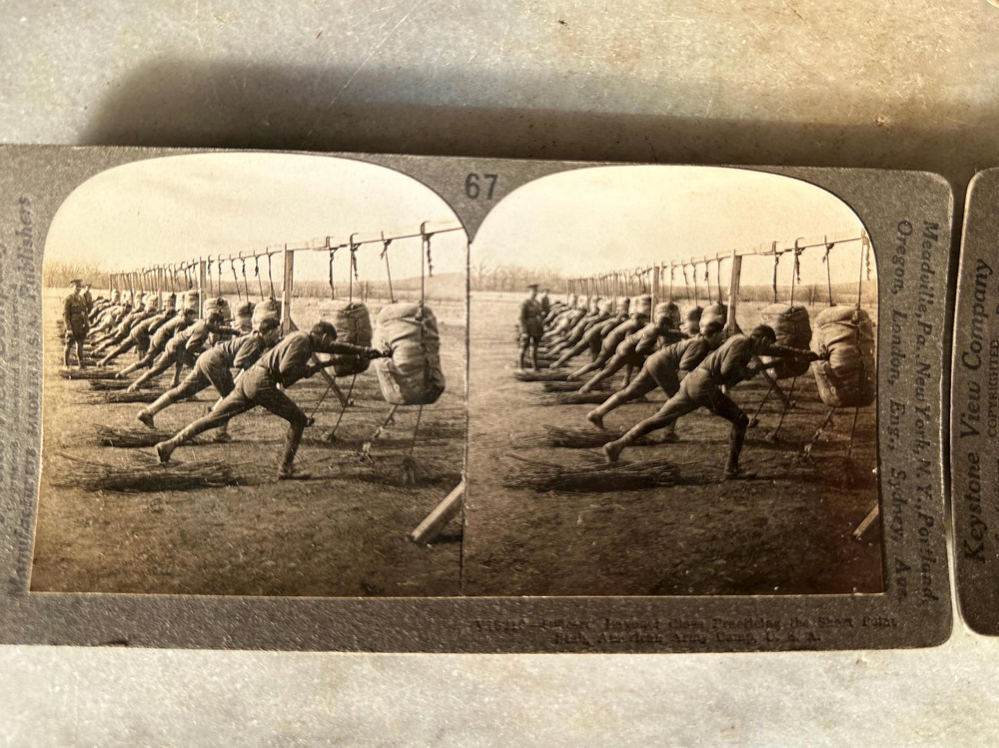 Antique Set of Ten (10) 1900s Keystone Stereoviews WWI War Images