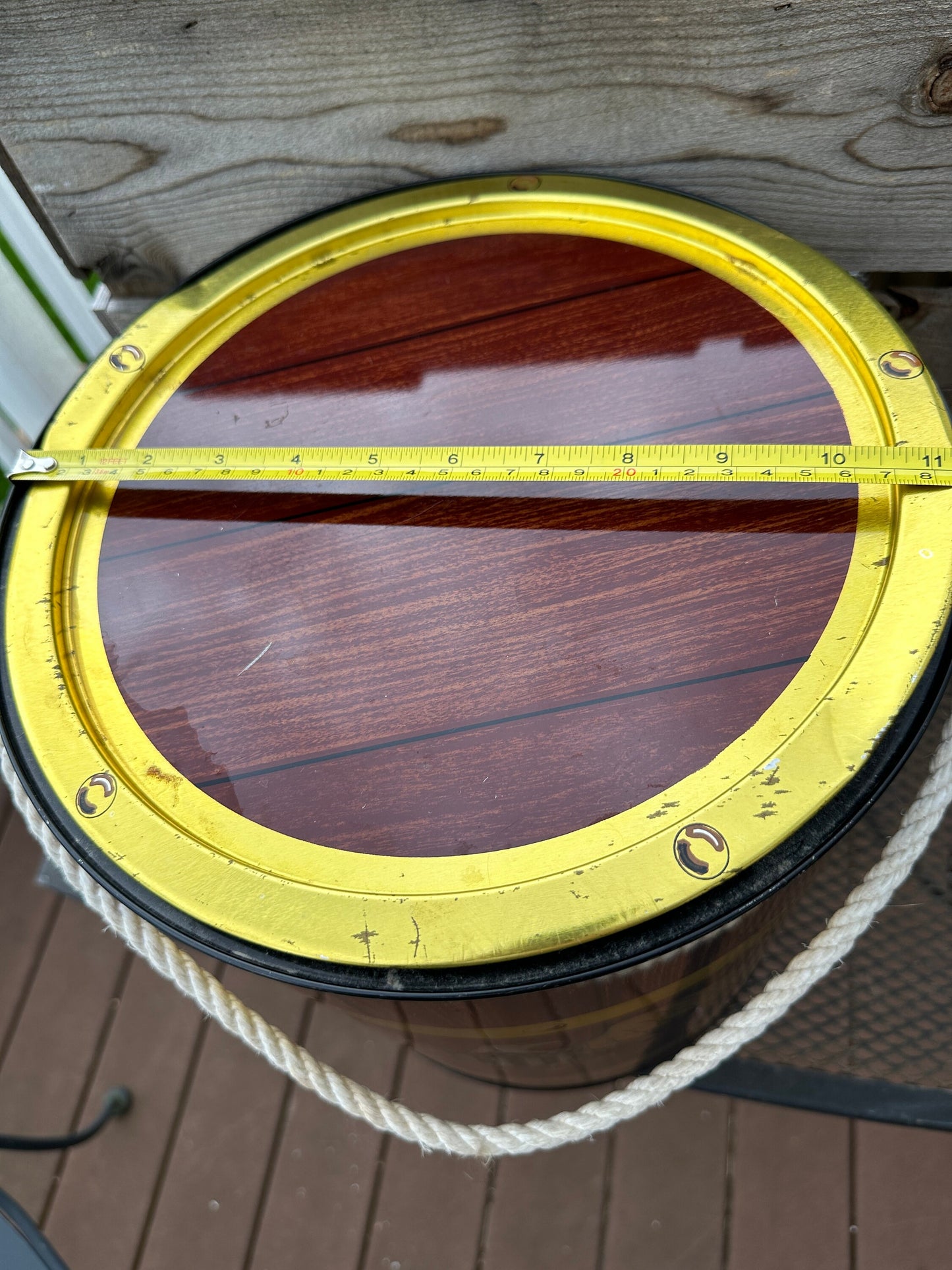 Vintage 1967 Metal Eagle Drum Cooler – Retro Carry Cooler, Movie Prop