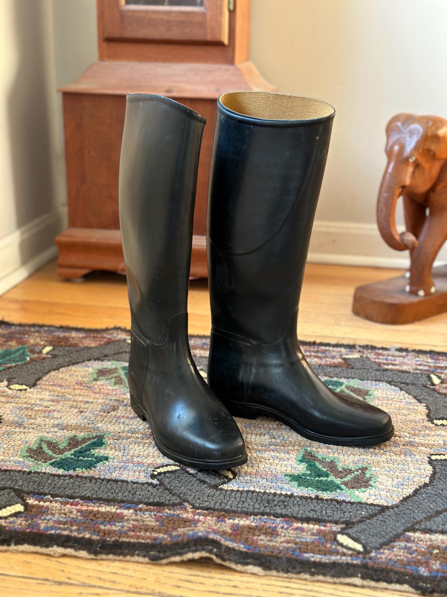 Vintage Romika Turf Rubber Equestrian Riding Boots, Size 35