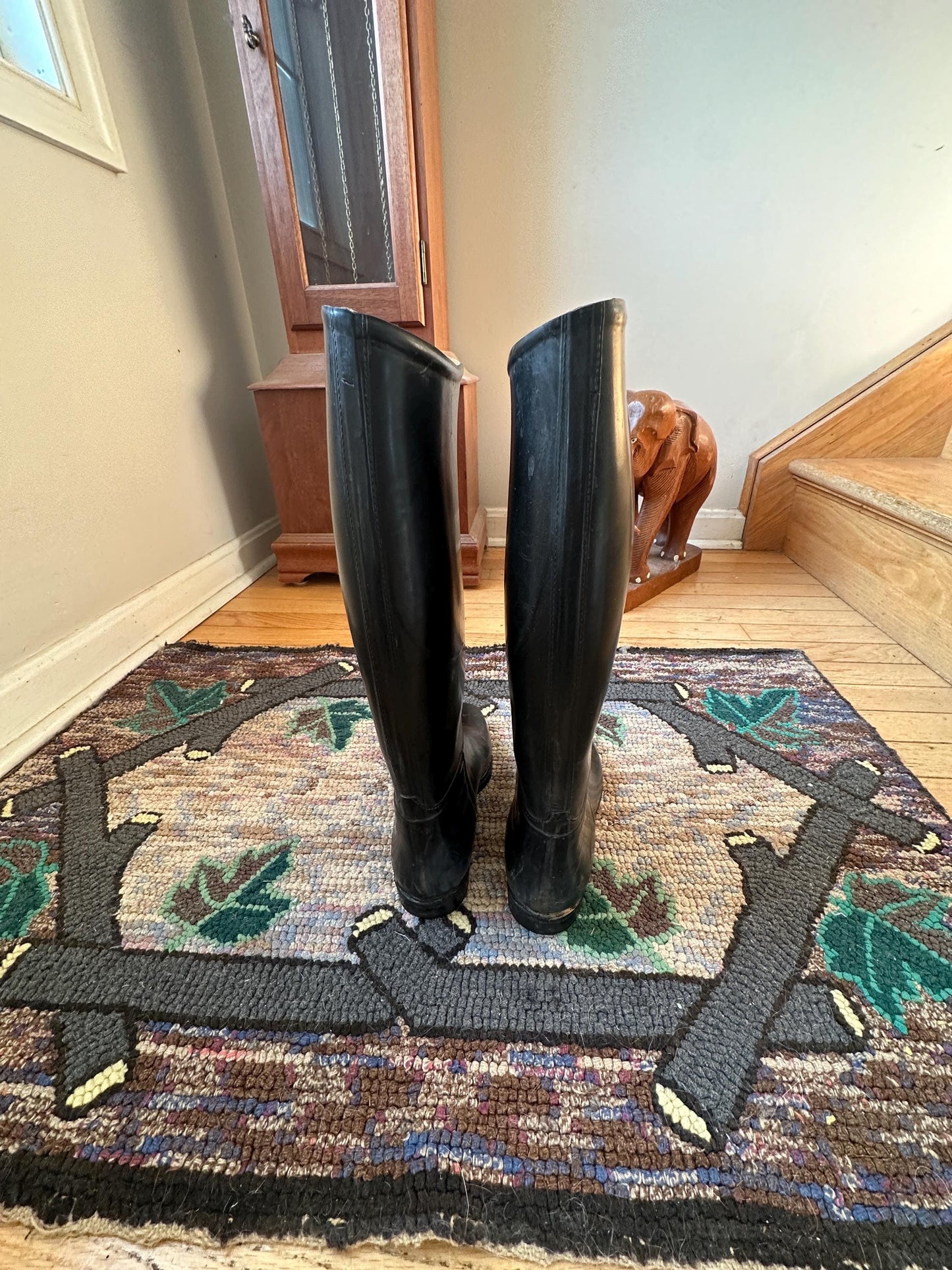 Vintage Romika Turf Rubber Equestrian Riding Boots, Size 35
