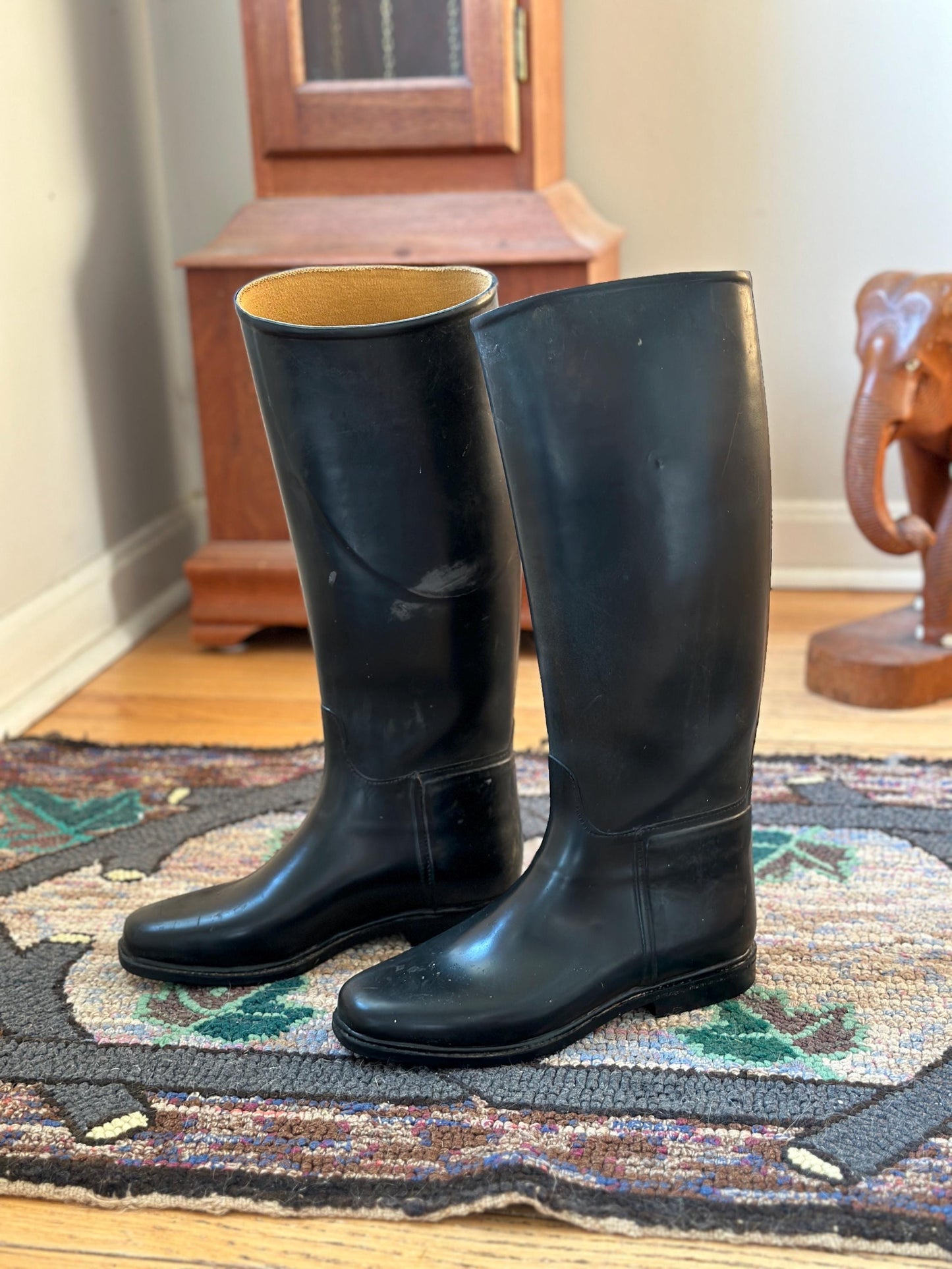 Vintage Romika Turf Rubber Equestrian Riding Boots, Size 35