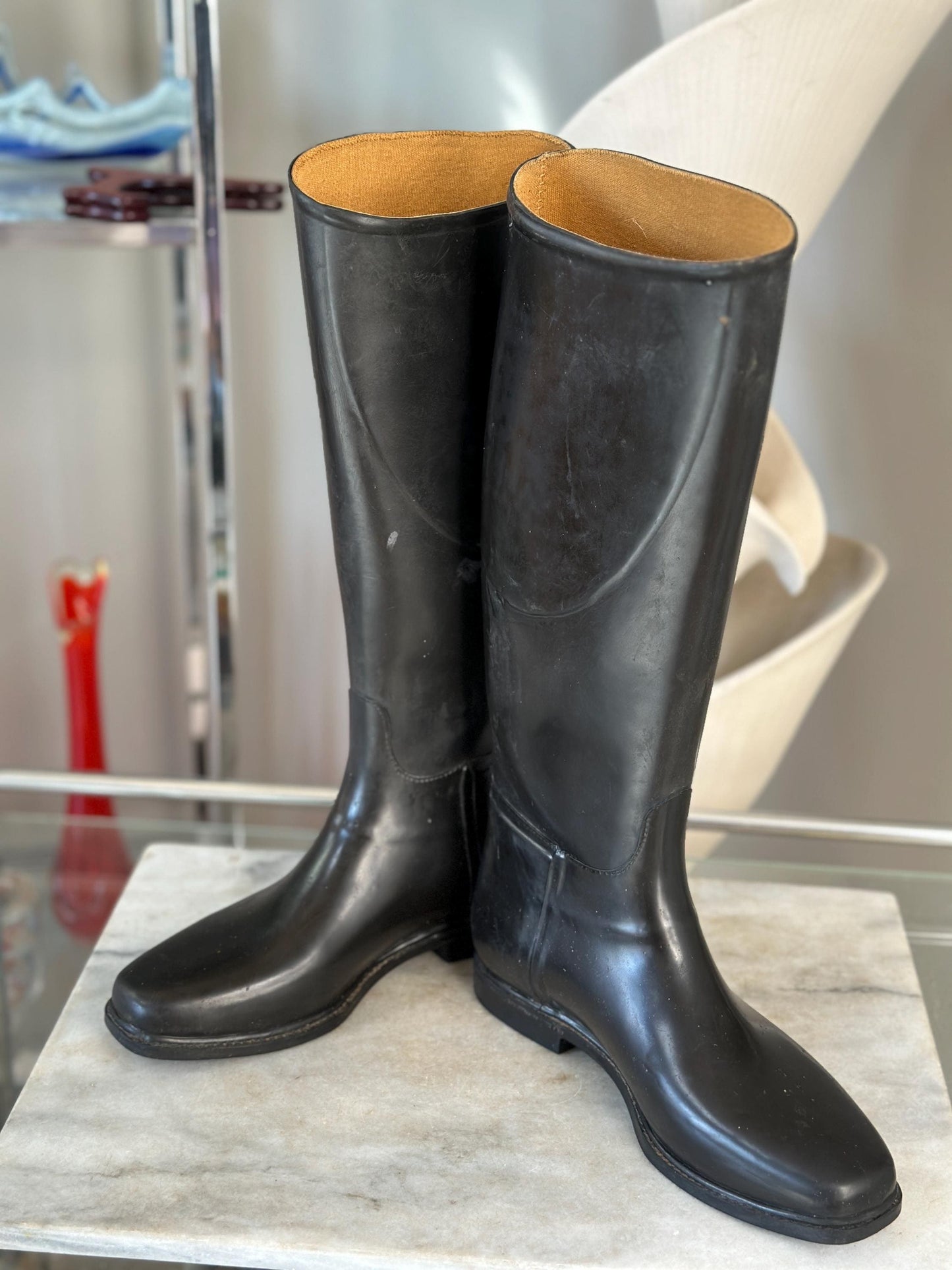 Vintage Romika Turf Rubber Equestrian Riding Boots, Size 35