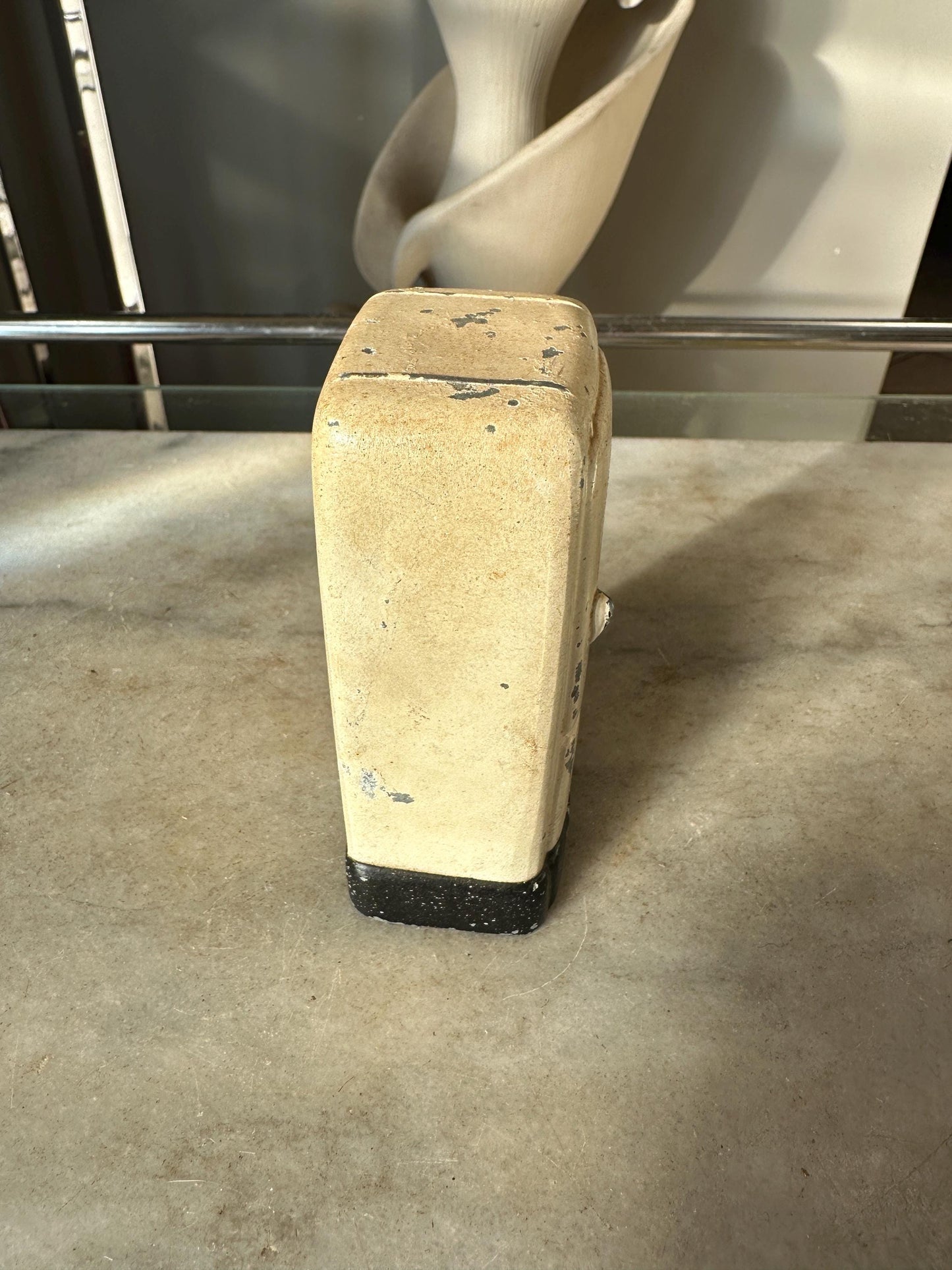 Vintage Norge Refrigerator Bank: Cast Metal Advertising Collectible