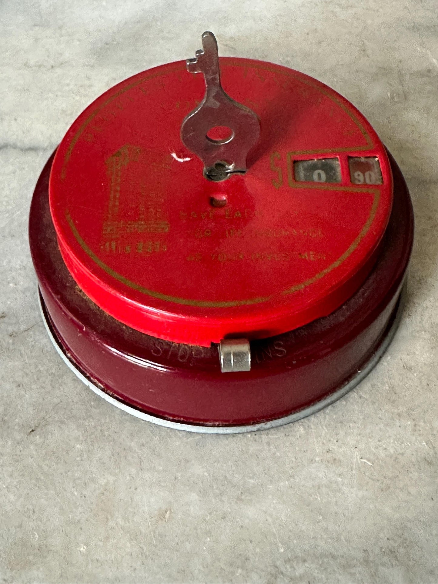 Vtg The First National Bank Lebanon Pa Red Add O Bank Stainless Steel 1942