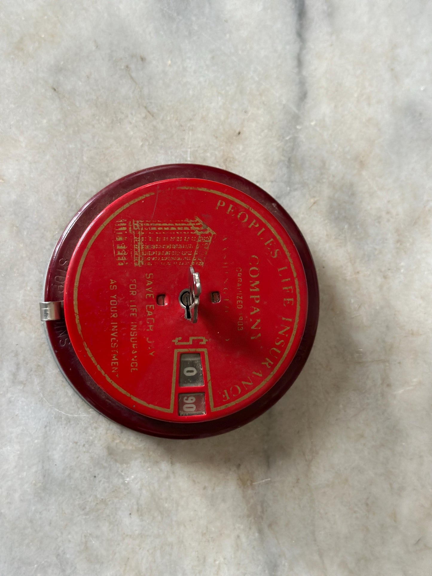 Vtg The First National Bank Lebanon Pa Red Add O Bank Stainless Steel 1942