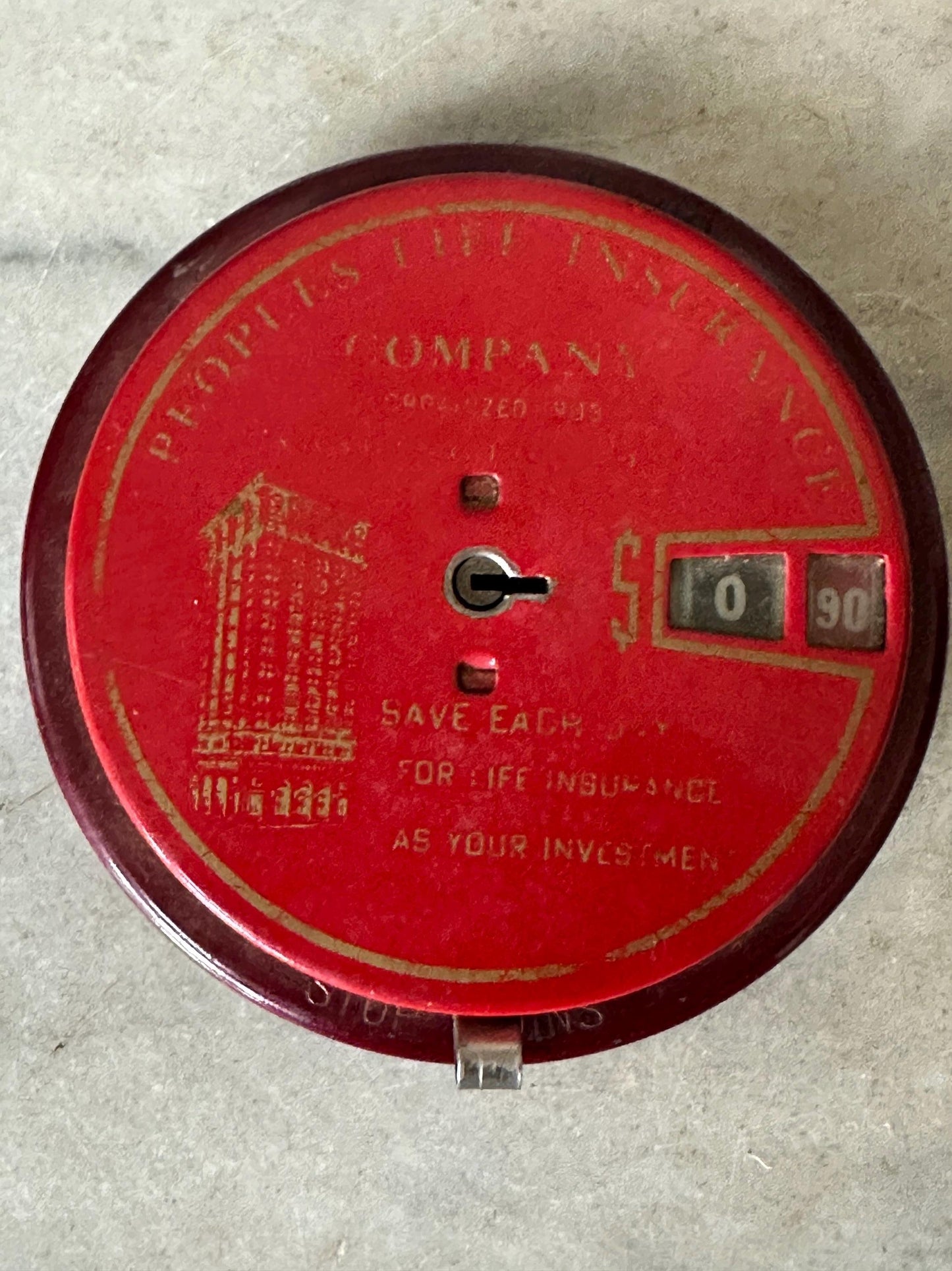 Vtg The First National Bank Lebanon Pa Red Add O Bank Stainless Steel 1942