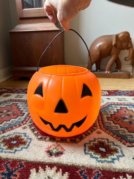 Vintage JOL Pumpkin Bucket – General Foam Plastics Halloween Pail